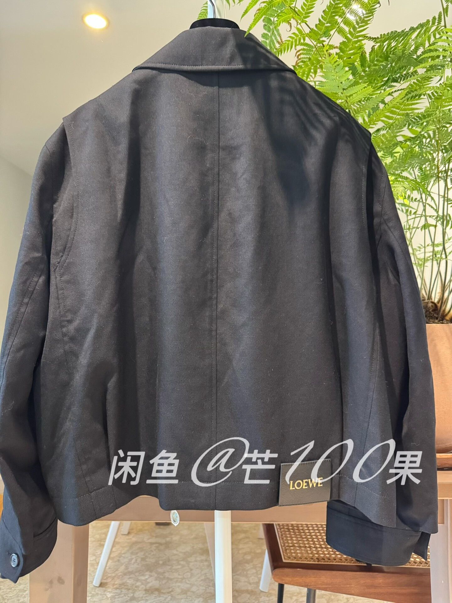 Loewe Loewe 25 Black Wool Belted Zip Jacket Size US M / EU 48-50 / 2 - 5 Thumbnail