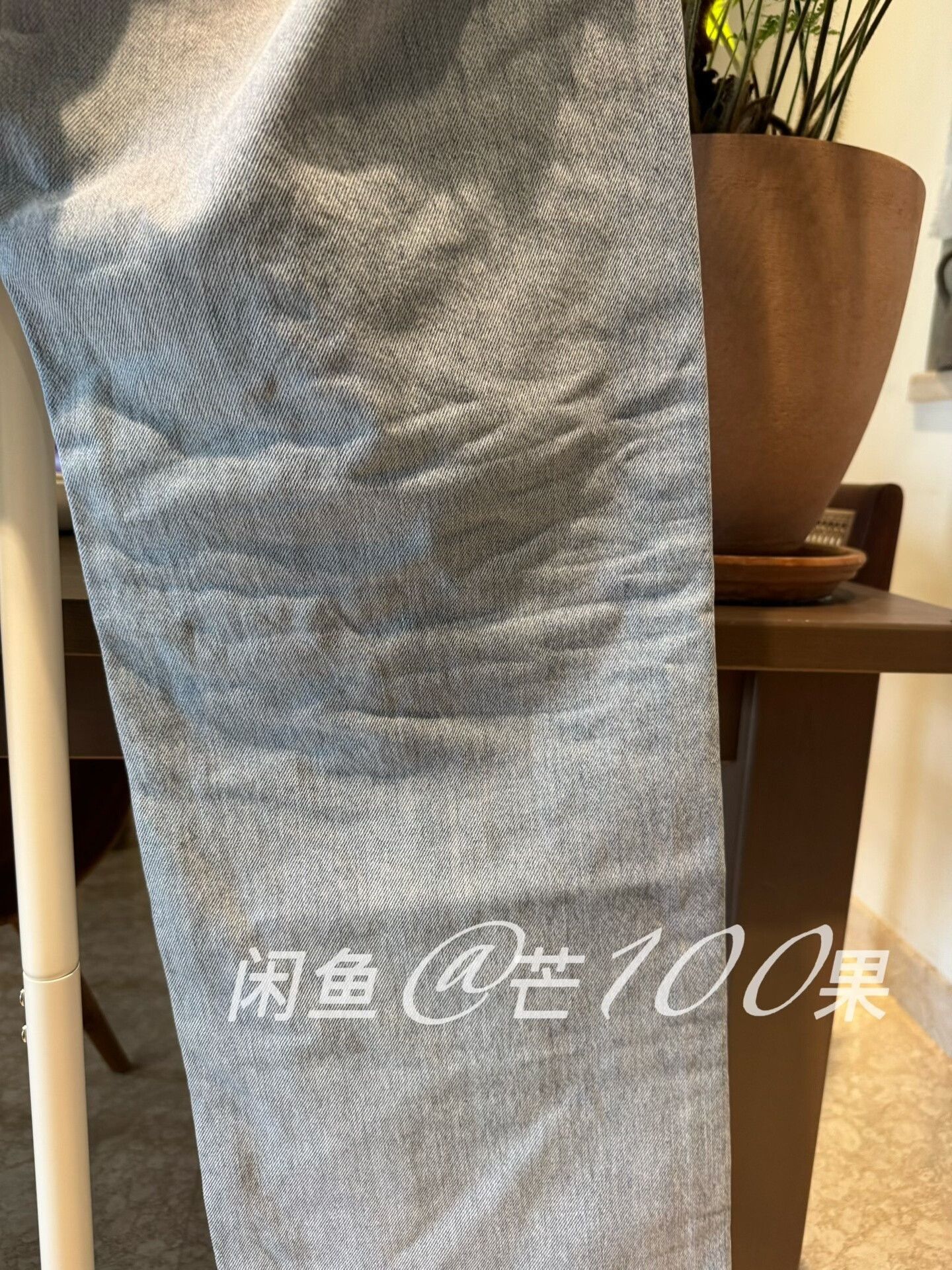 Balenciaga Balenciaga 25 Light Blue Distressed Straight Jeans Size US 30 / EU 46 - 7 Thumbnail