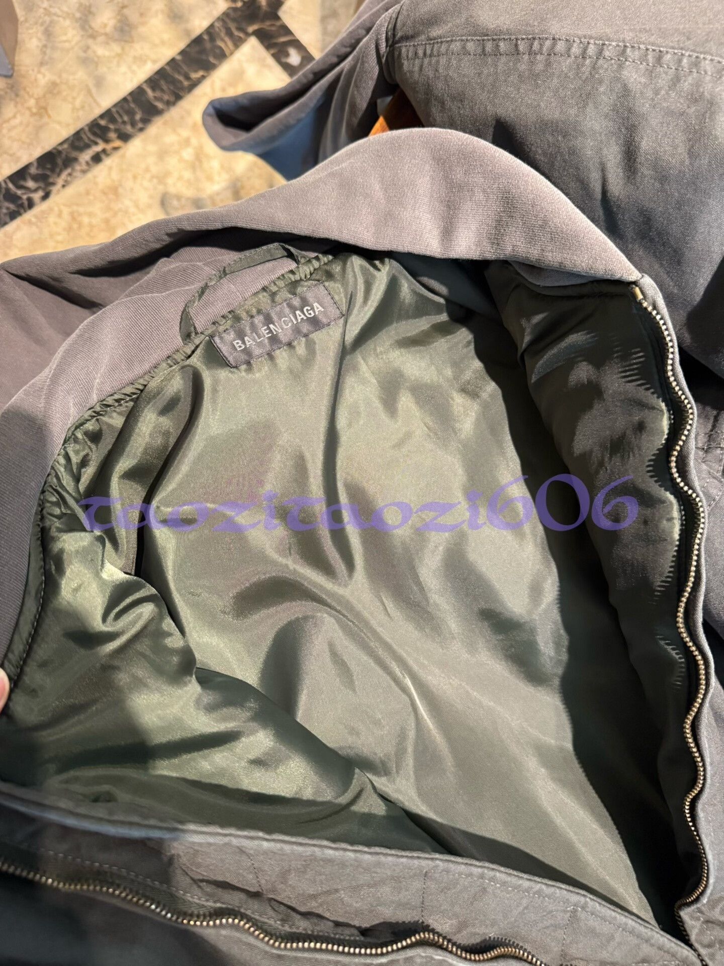 Balenciaga Balenciaga 26 Green Hooded Flight Jacket Size US M / EU 48-50 / 2 - 5 Thumbnail