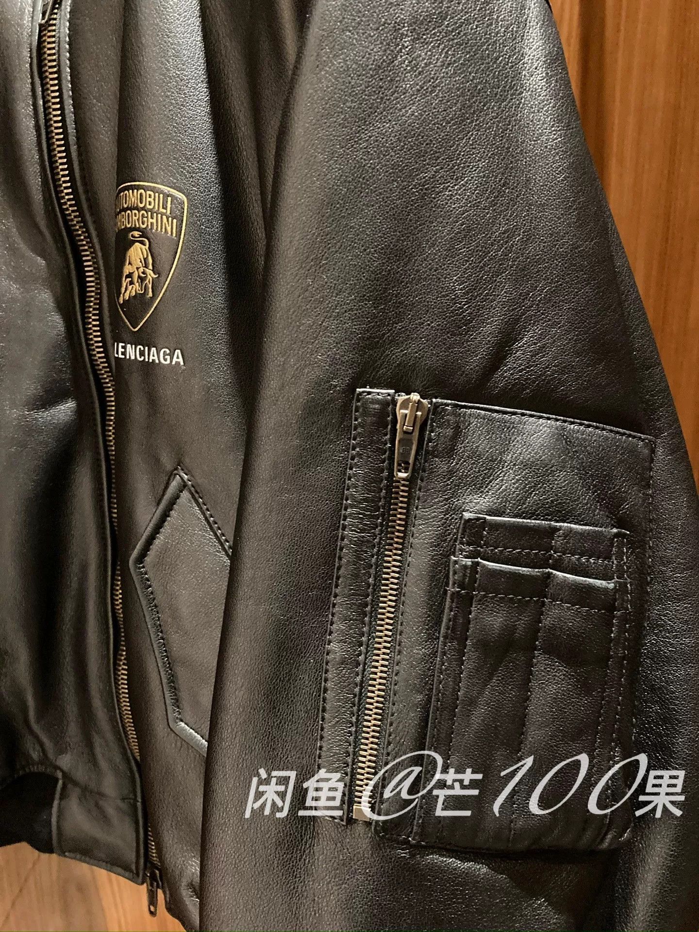 Balenciaga Balenciaga Lamborghini Collaboration Sheepskin Bomber Jacket Size US M / EU 48-50 / 2 - 2 Thumbnail