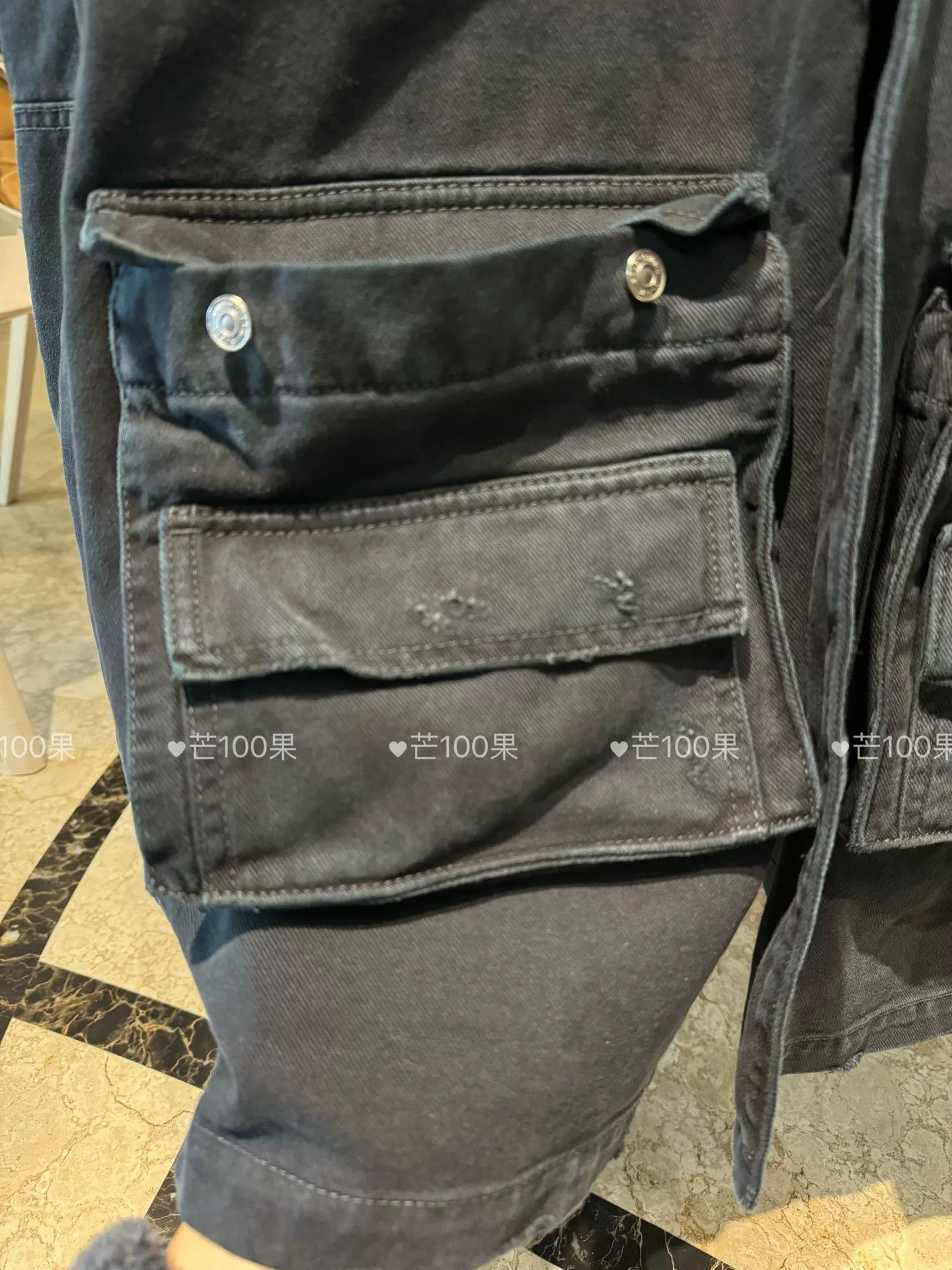 Balenciaga Balenciaga 24 Distressed Six-Pocket Denim Jacket Size US M / EU 48-50 / 2 - 2 Thumbnail