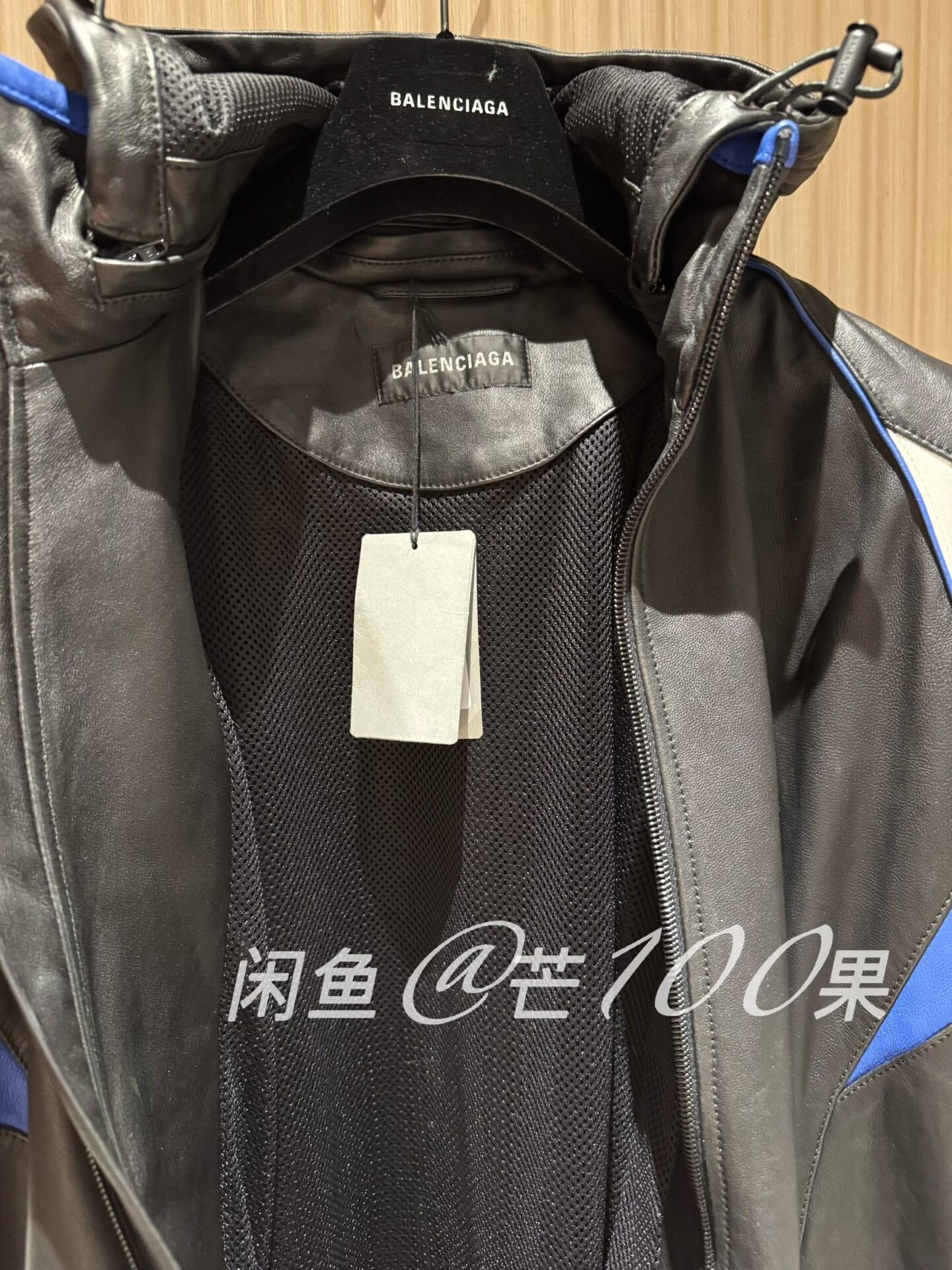 Balenciaga Balenciaga 23 3B Hooded Zip Leather Jacket Size US M / EU 48-50 / 2 - 7 Thumbnail