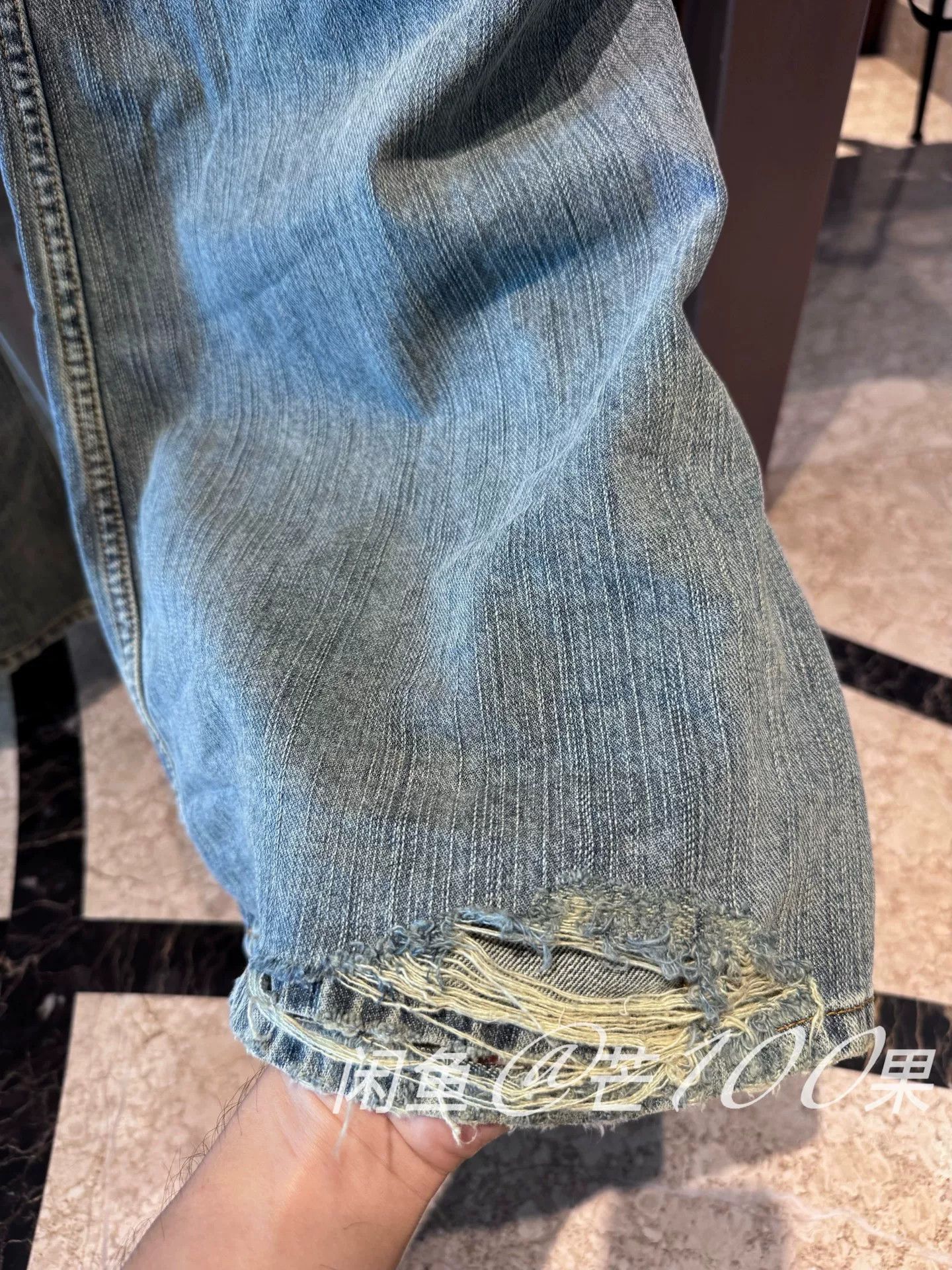 Balenciaga Balenciaga 25 Low-Rise Baggy Flare Jeans Size 25" / US 0 / IT 36 - 7 Thumbnail