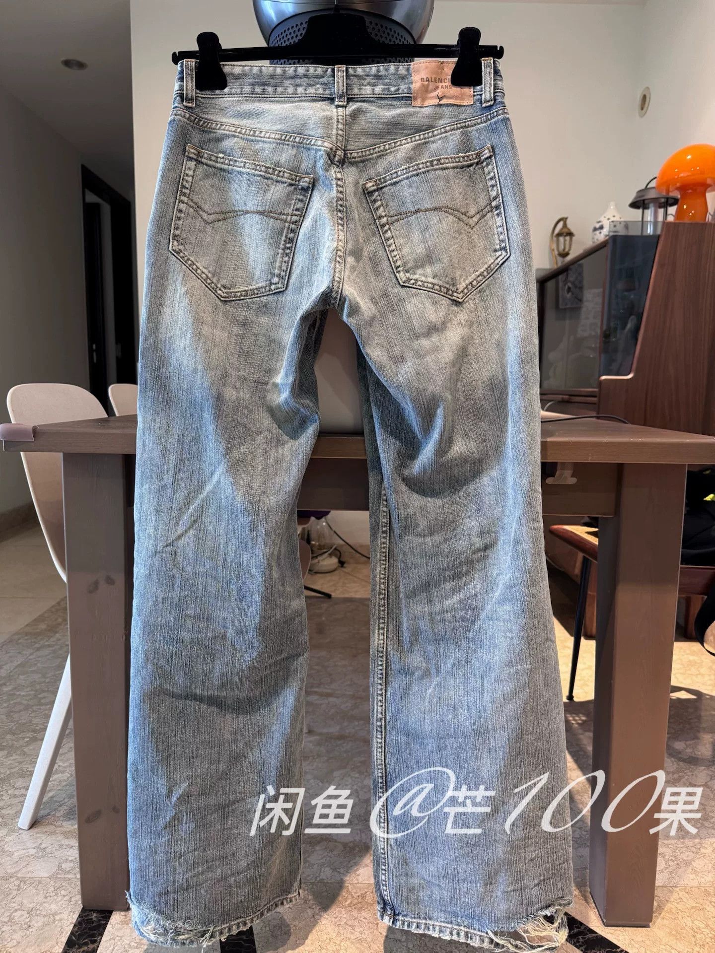 Balenciaga Balenciaga 25 Low-Rise Baggy Flare Jeans Size 25" / US 0 / IT 36 - 5 Thumbnail