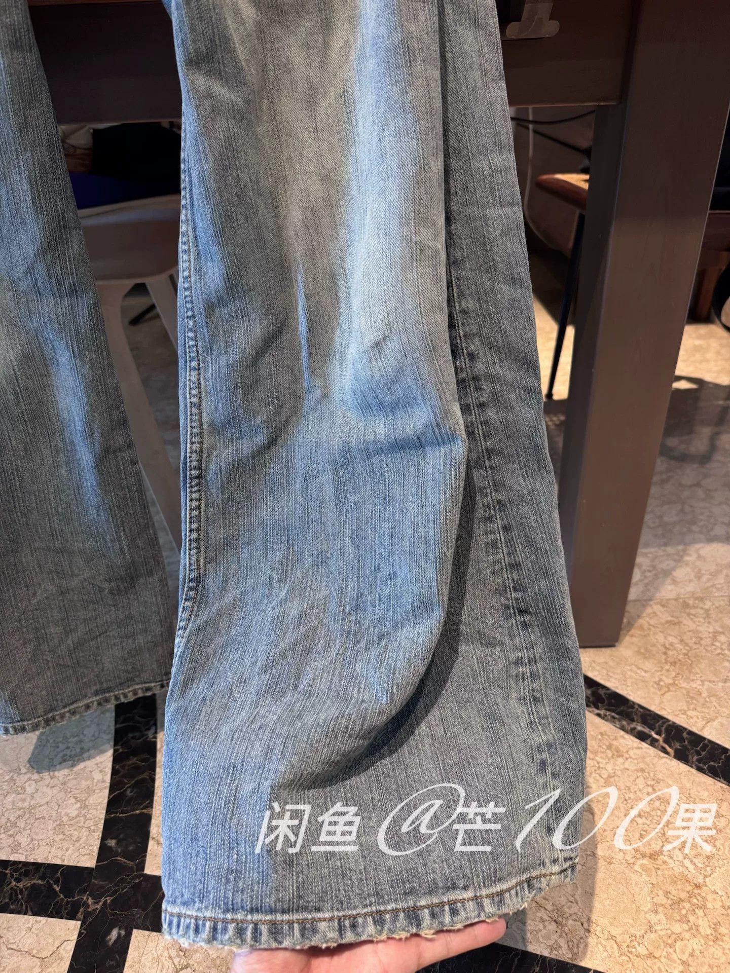 Balenciaga Balenciaga 25 Low-Rise Baggy Flare Jeans Size 25" / US 0 / IT 36 - 2 Thumbnail