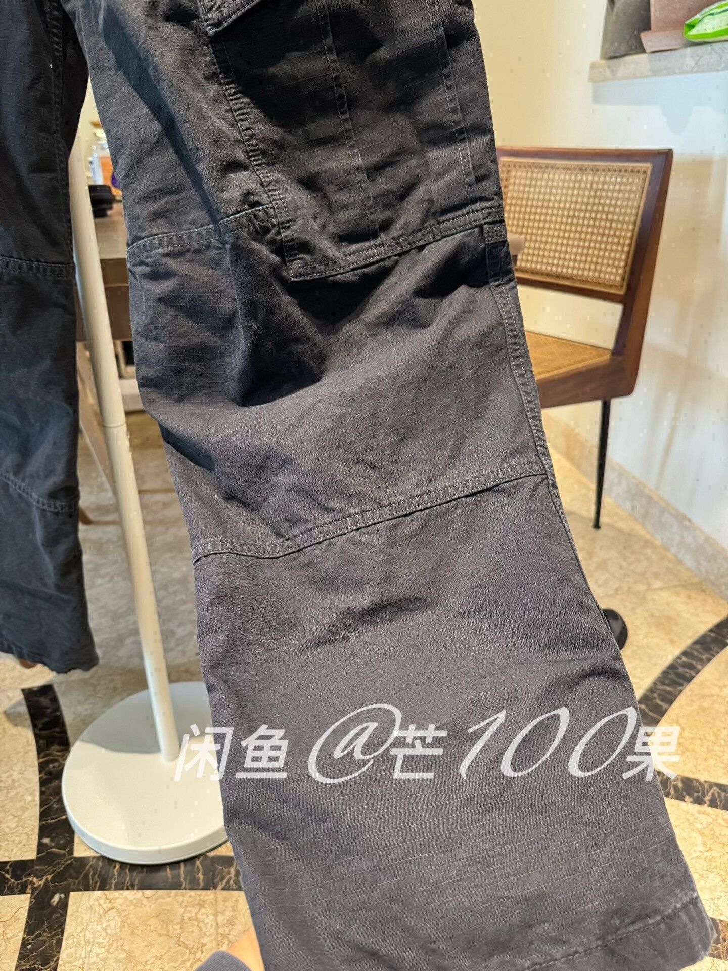 Balenciaga Balenciaga 26 Denim Patchwork Cargo Pants Size US 29 - 4 Thumbnail