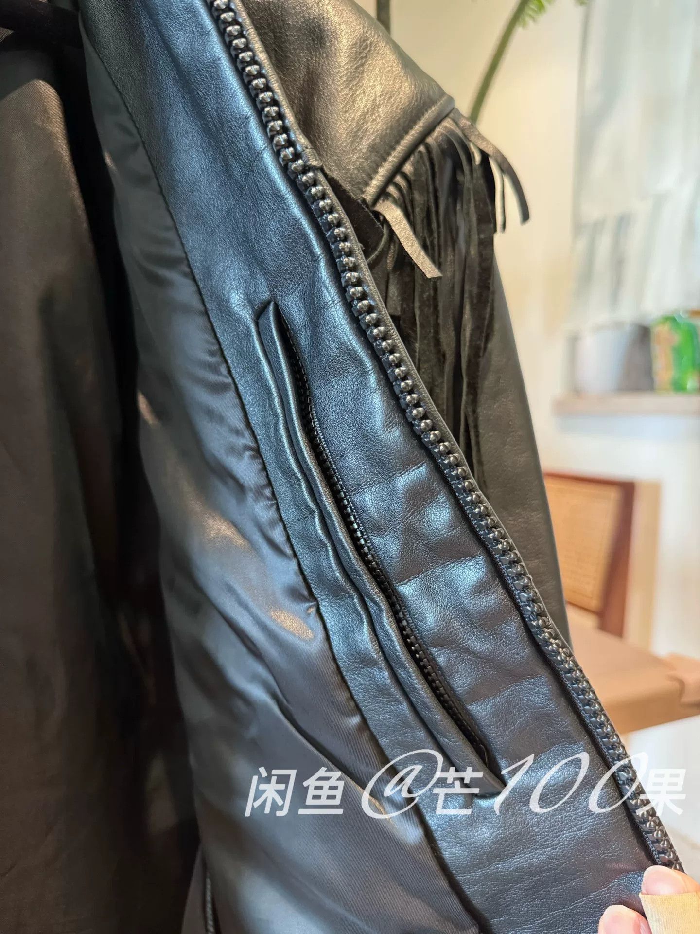 Balenciaga Balenciaga 25 Fringe Leather Jacket Size US S / EU 44-46 / 1 - 6 Thumbnail
