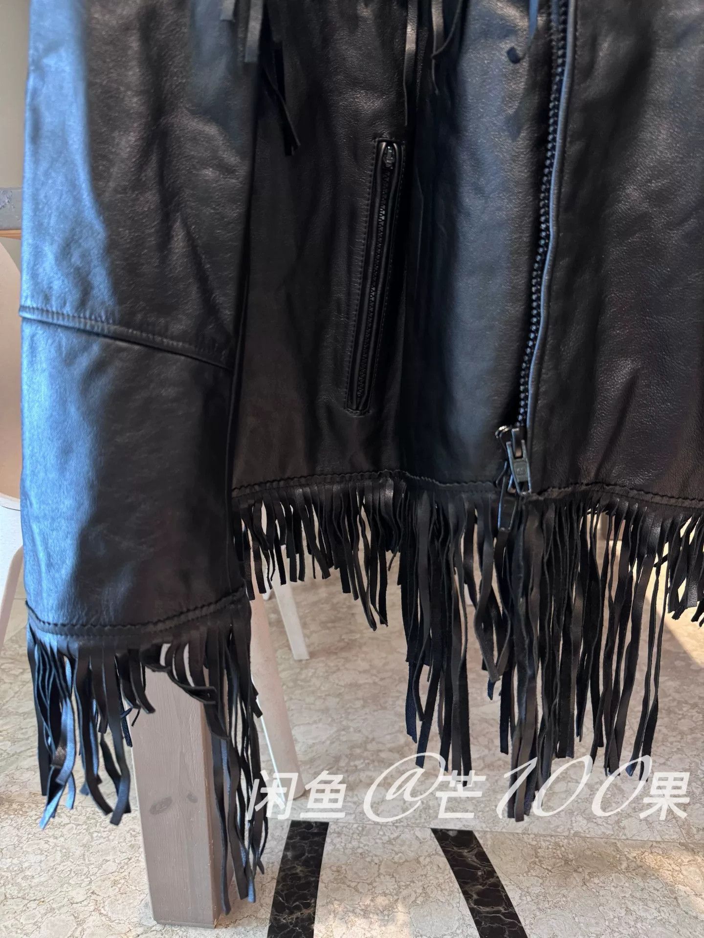 Balenciaga Balenciaga 25 Fringe Leather Jacket Size US S / EU 44-46 / 1 - 5 Thumbnail