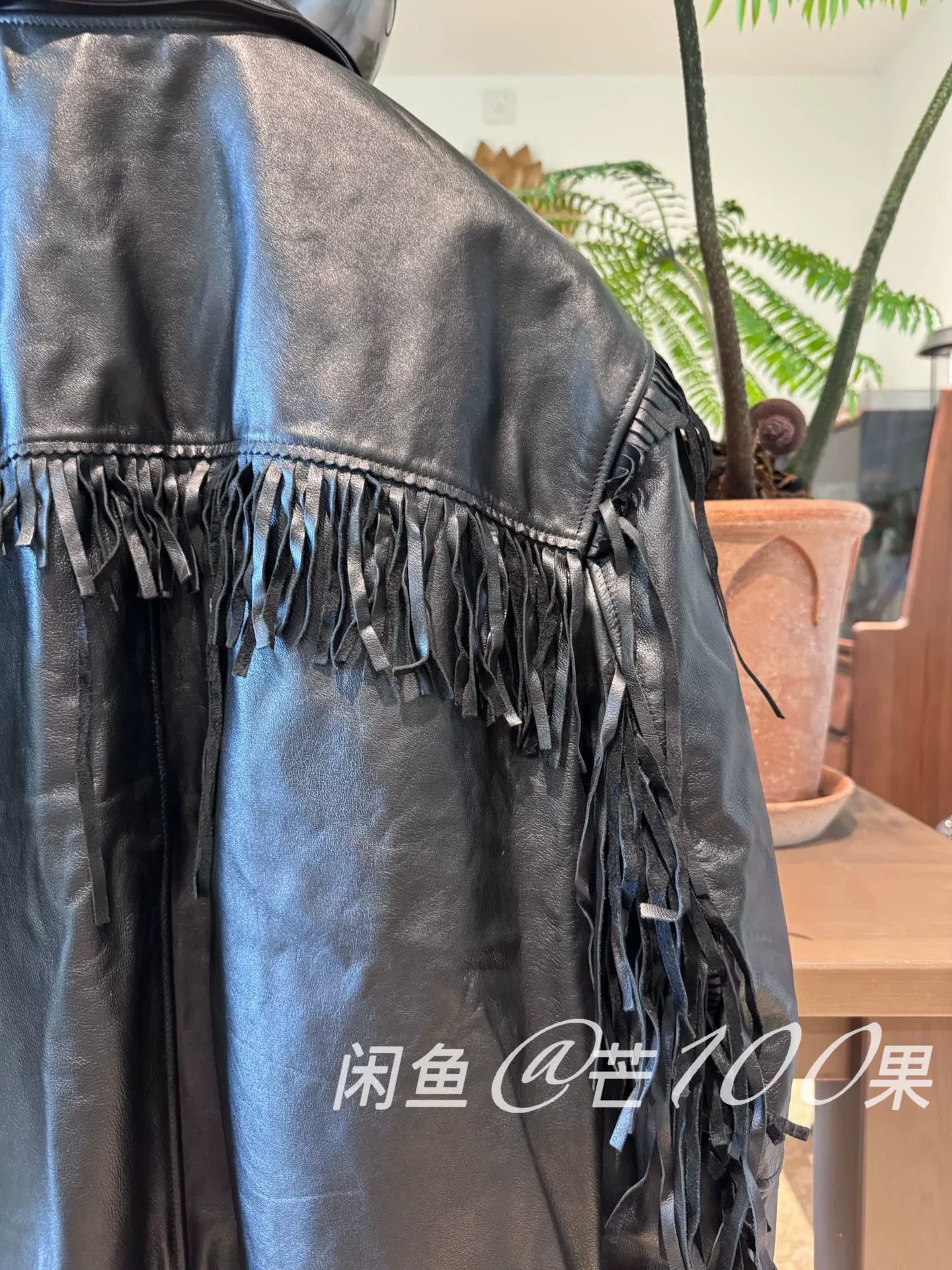 Balenciaga Balenciaga 25 Fringe Leather Jacket Size US S / EU 44-46 / 1 - 8 Thumbnail