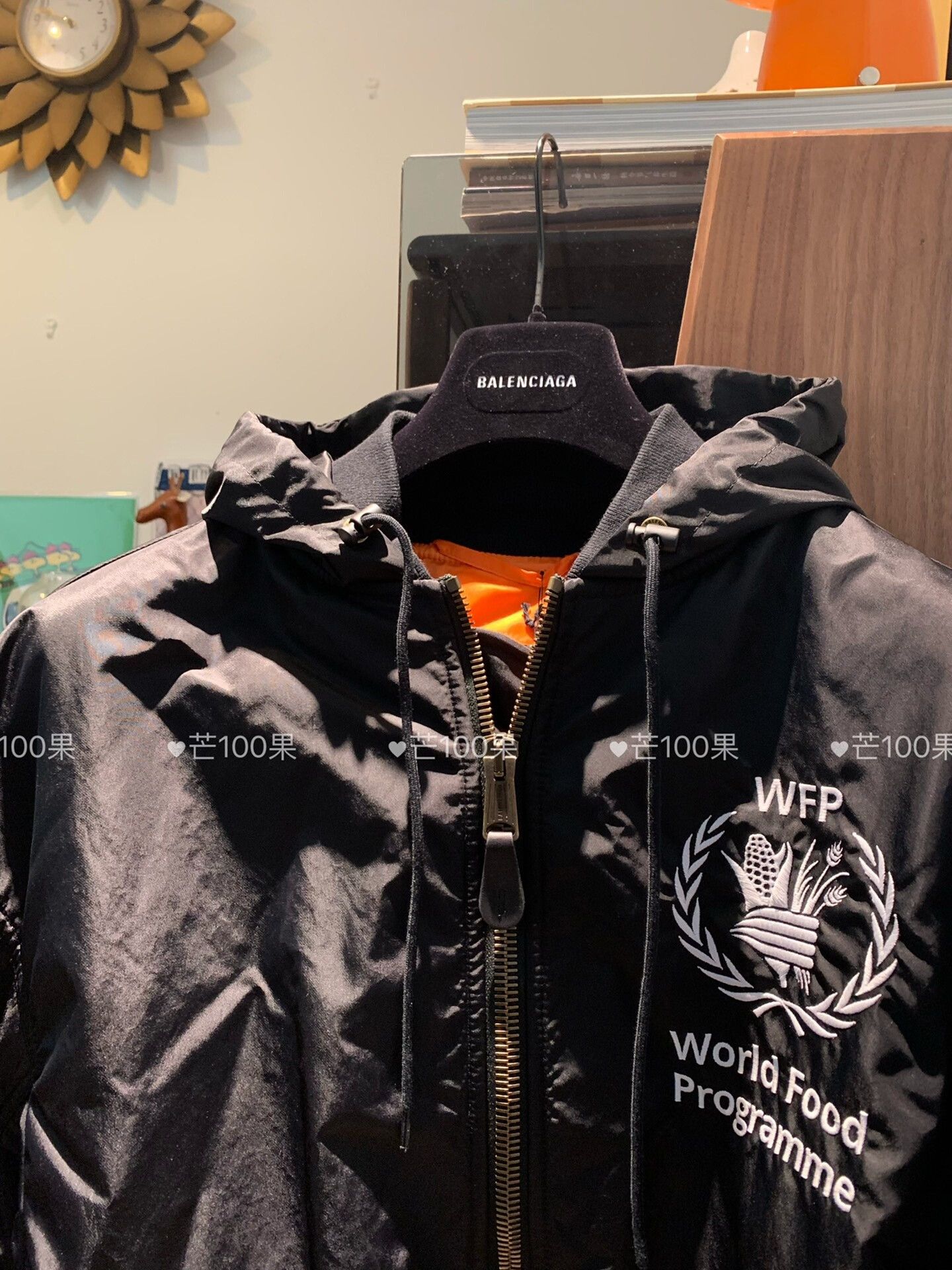 Balenciaga Balenciaga WFP Collaboration Bomber Jacket Size US S / EU 44-46 / 1 - 5 Thumbnail