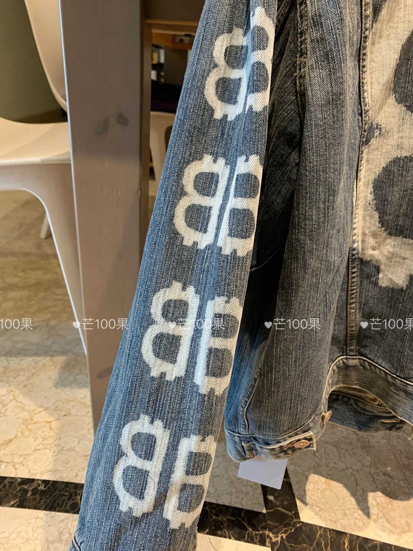 Balenciaga Balenciaga 23 Fall Bitcoin BB Washed Denim Jacket Size US S / EU 44-46 / 1 - 2 Thumbnail