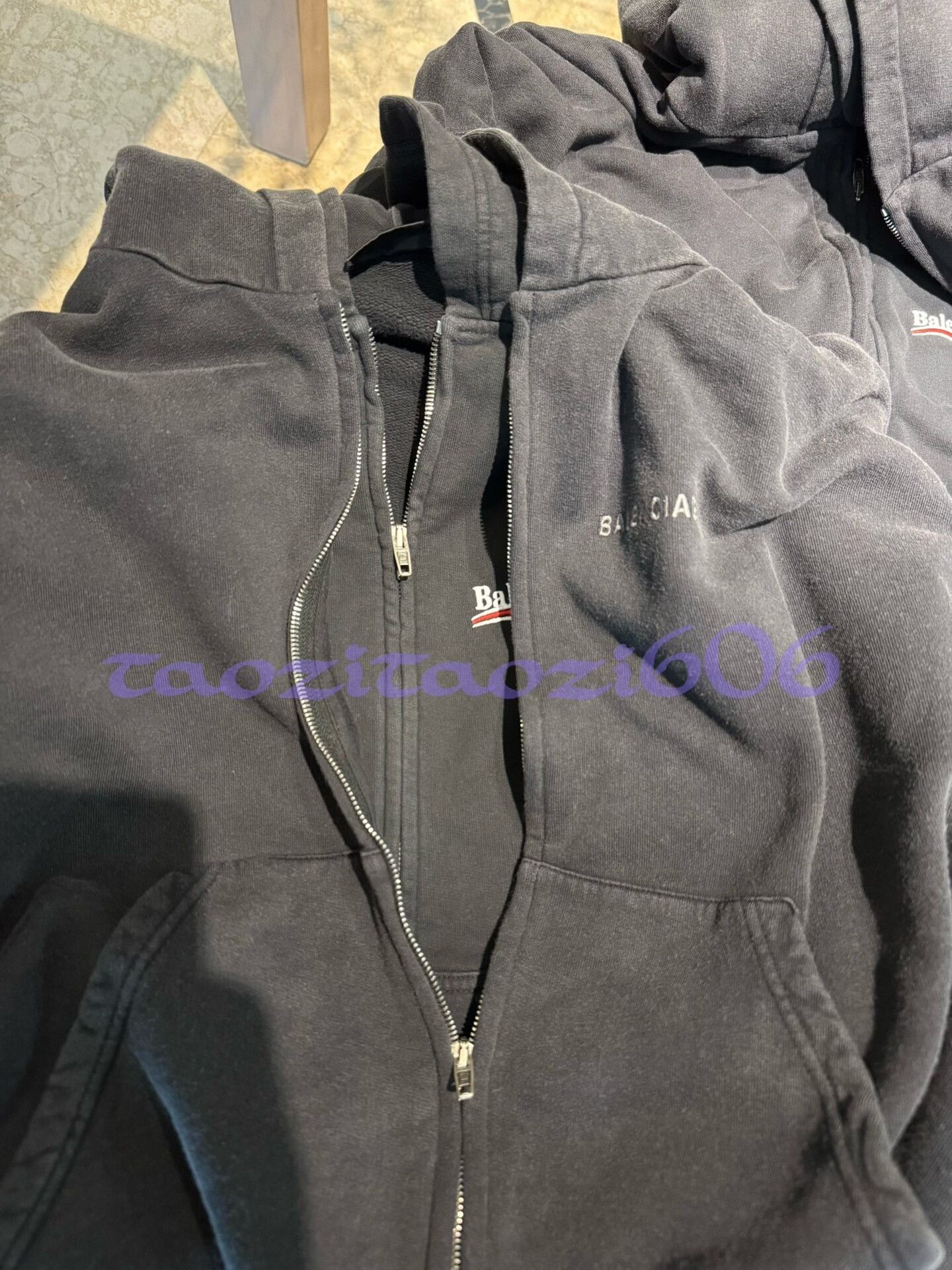 Balenciaga Balenciaga 26 Two-Piece Embroidered Hoodie Size US L / EU 52-54 / 3 - 2 Thumbnail