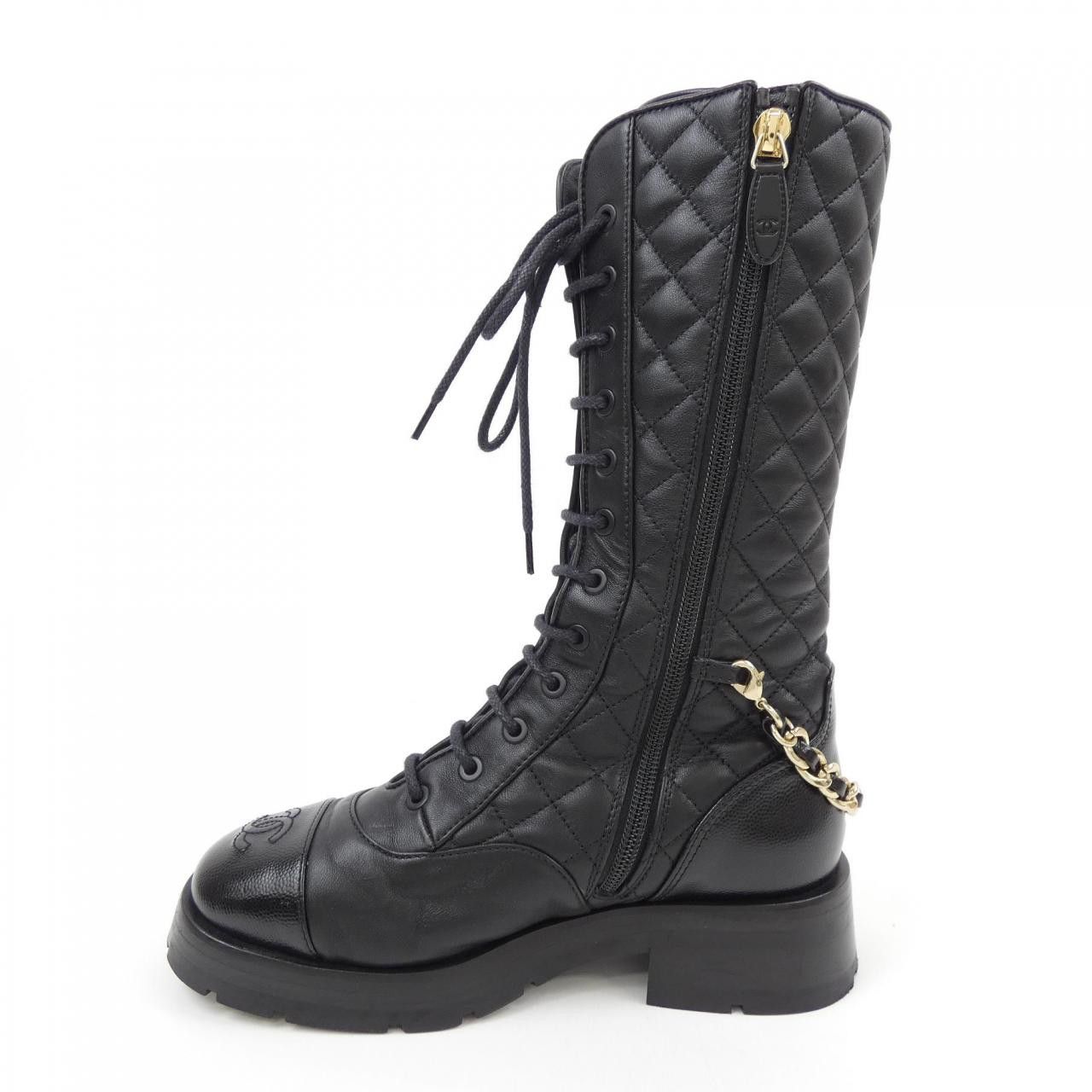 Chanel Chanel Chanel G39394 Boots Leather Shoes G39394 DUTY FREE for USA Size ONE SIZE - 2 Thumbnail