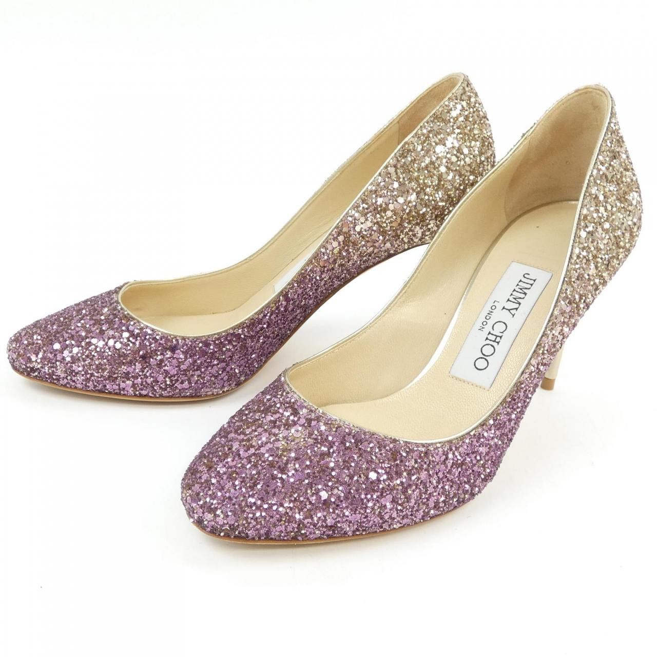 Jimmy Choo Jimmy Choo JIMMY CHOO Pumps Leather Shoes DUTY FREE for USA Size ONE SIZE - 3 Thumbnail