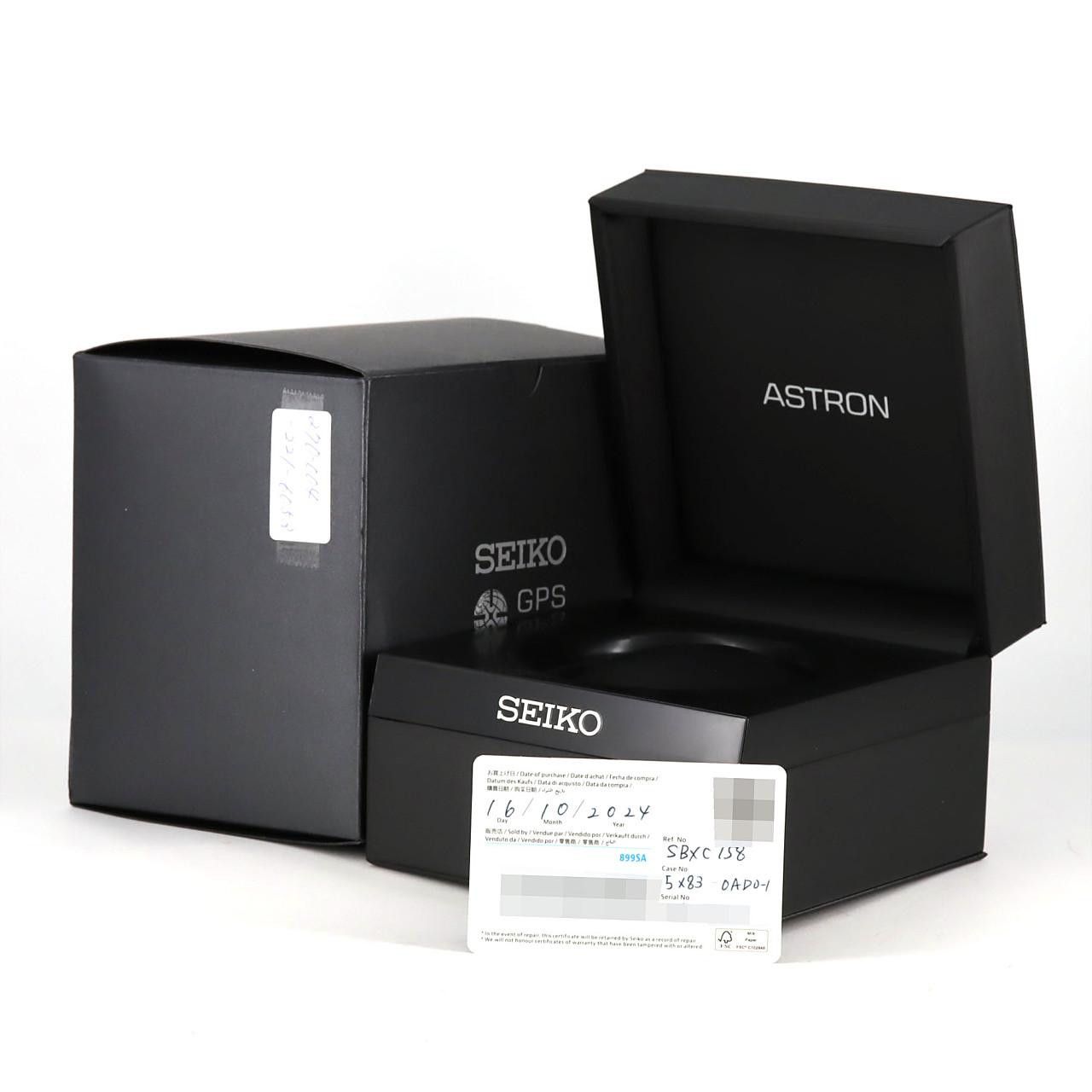 Seiko Seiko Seiko Astron GPS LTD Titanium Metal Quartz 5X83-0AD0-1/SBXC158 DUTY FREE for USA Size ONE SIZE - 8 Thumbnail