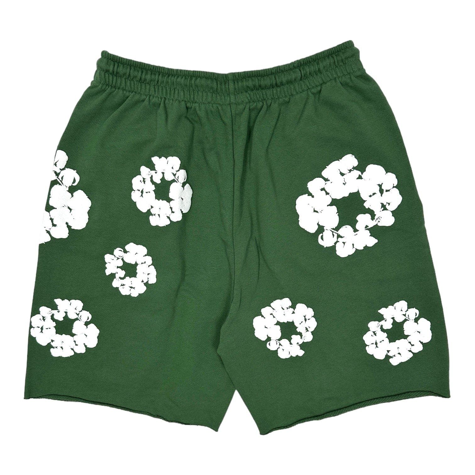 The Cotton Wreath Shorts Green