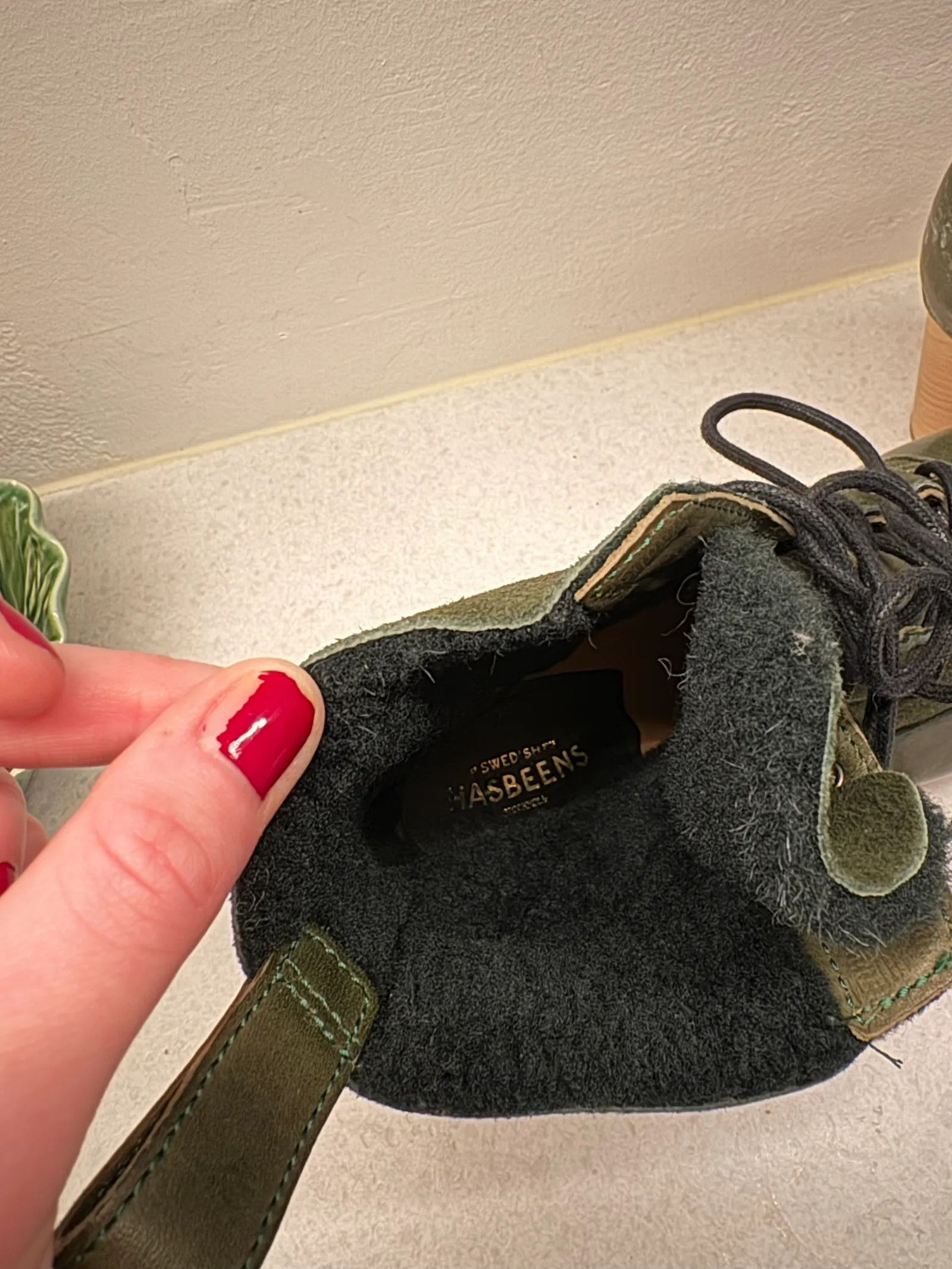 Swedish Hasbeens Swedish Hasbeens Hippe Lace Up Heels Size US 9 / IT 39 - 2 Thumbnail