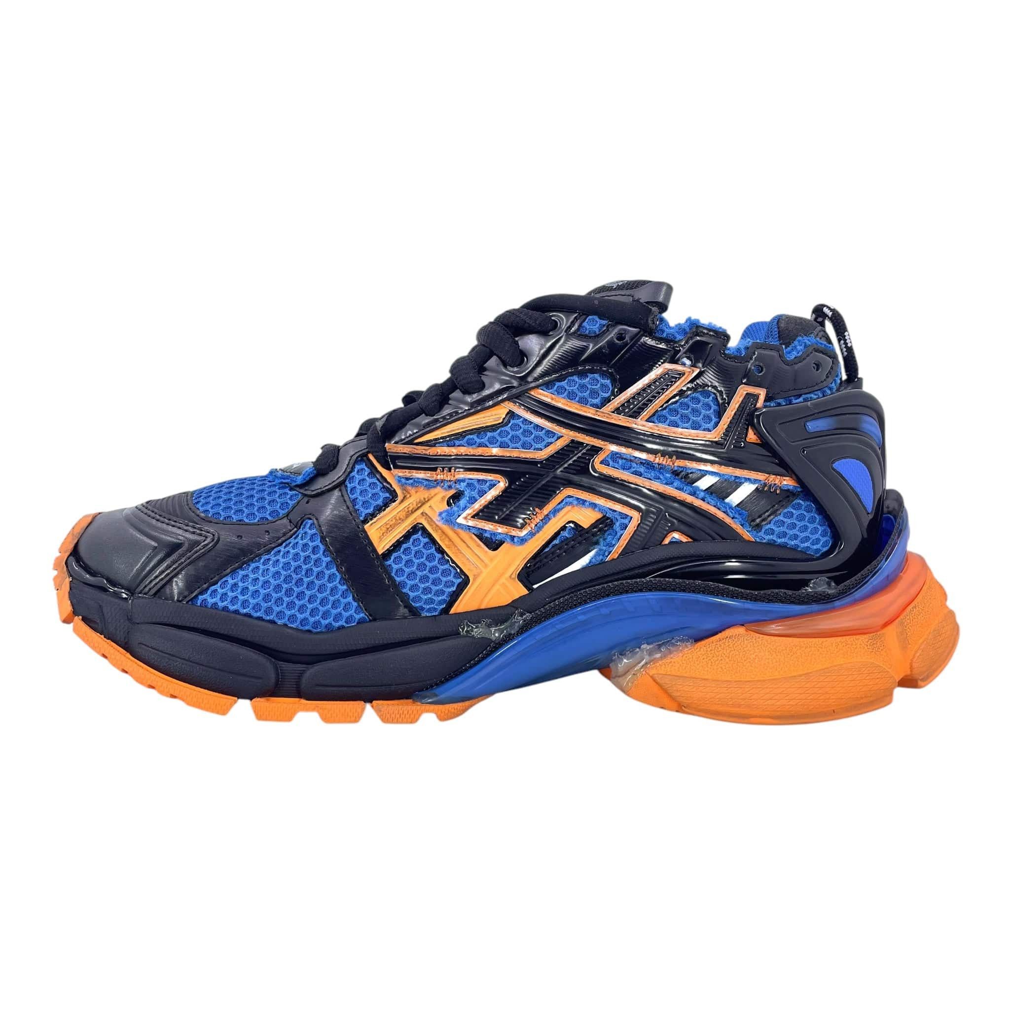 Runner Sneaker Blue Orange Black
