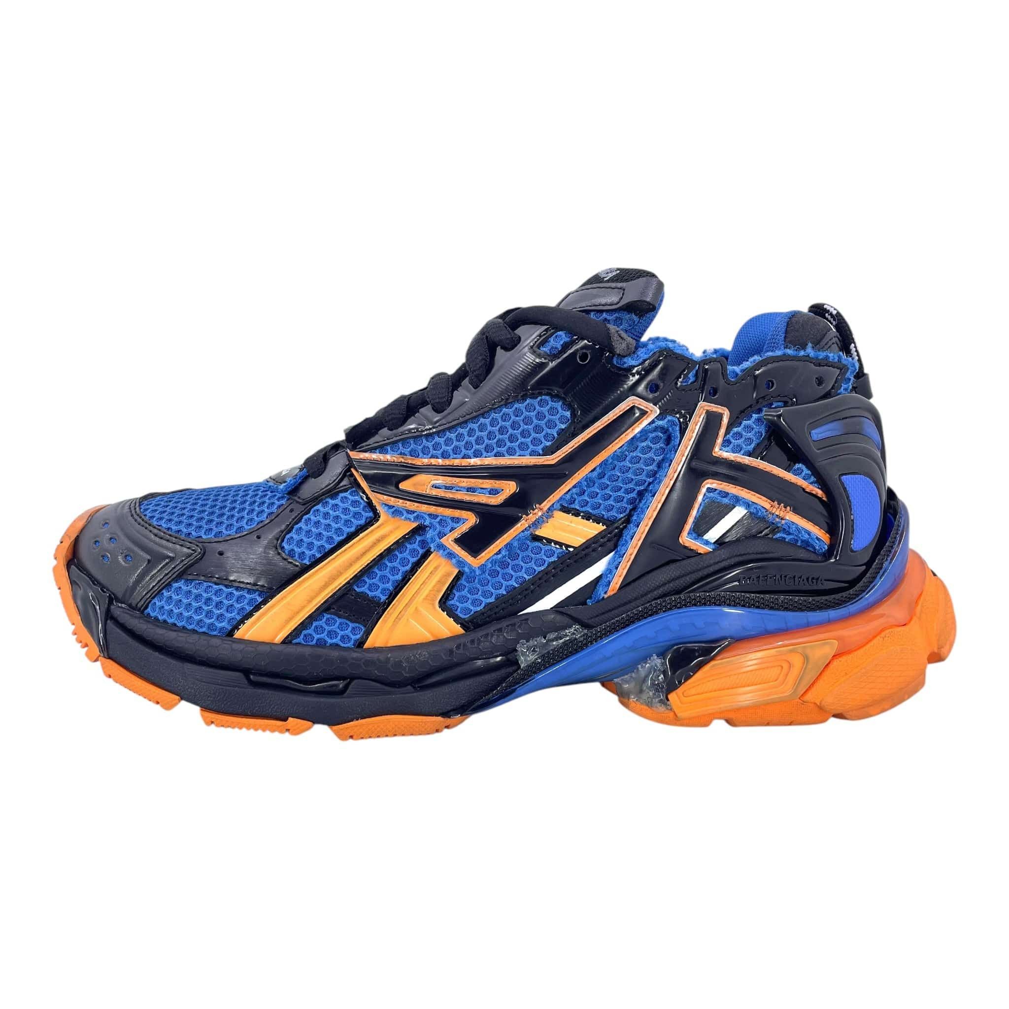 Runner Sneaker Blue Orange Black
