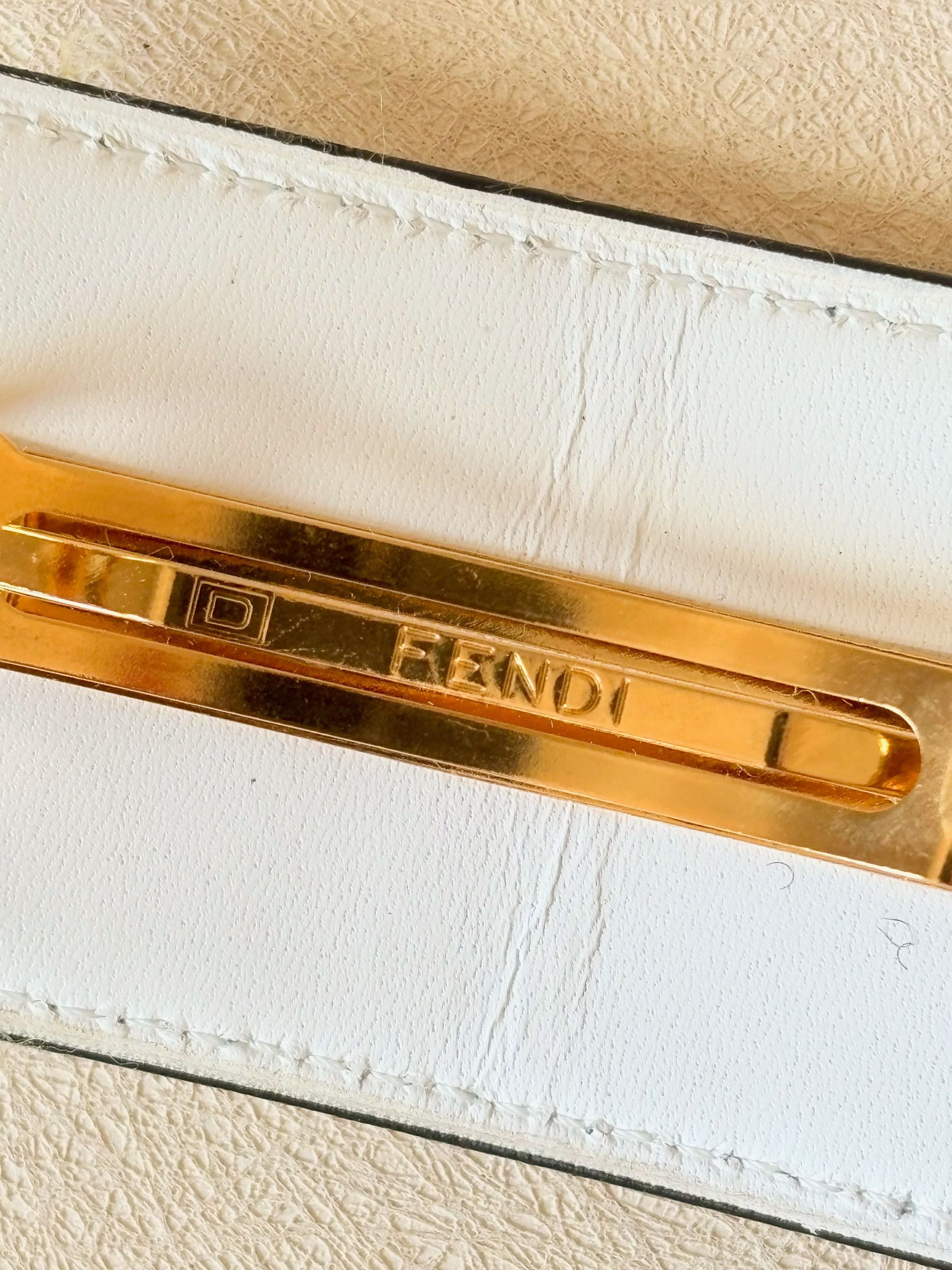 Fendi Barrette cuir Size ONE SIZE - 4 Thumbnail