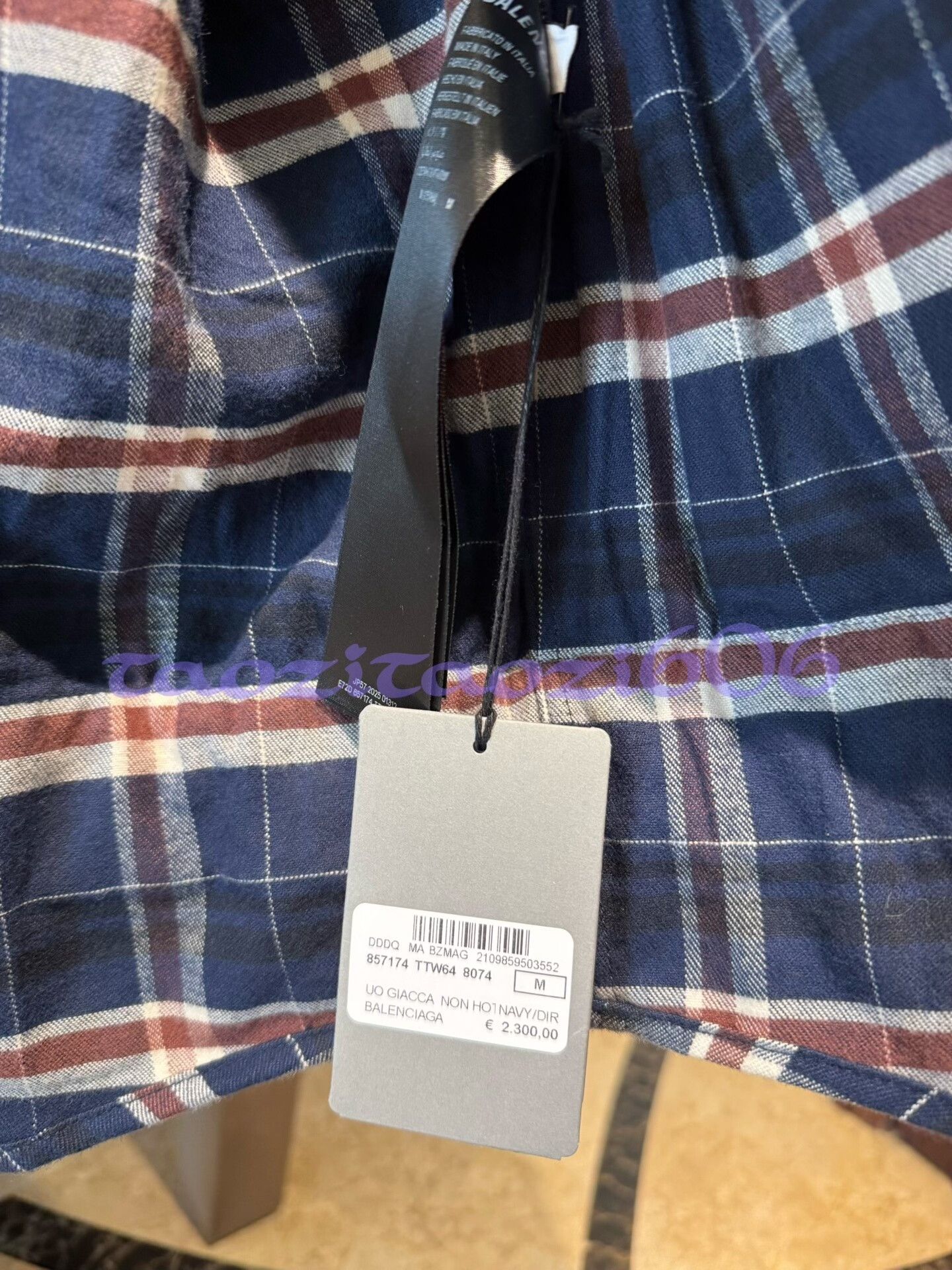 Balenciaga Balenciaga Two-Piece Plaid Shirt Denim Jacket Size US M / EU 48-50 / 2 - 4 Thumbnail