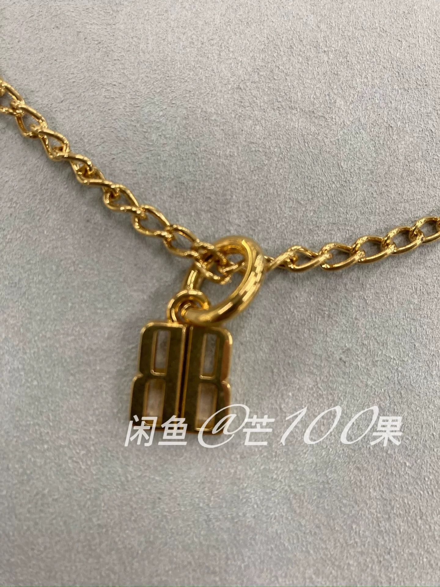 Balenciaga Balenciaga 25 BB Letter Necklace Size ONE SIZE - 4 Thumbnail