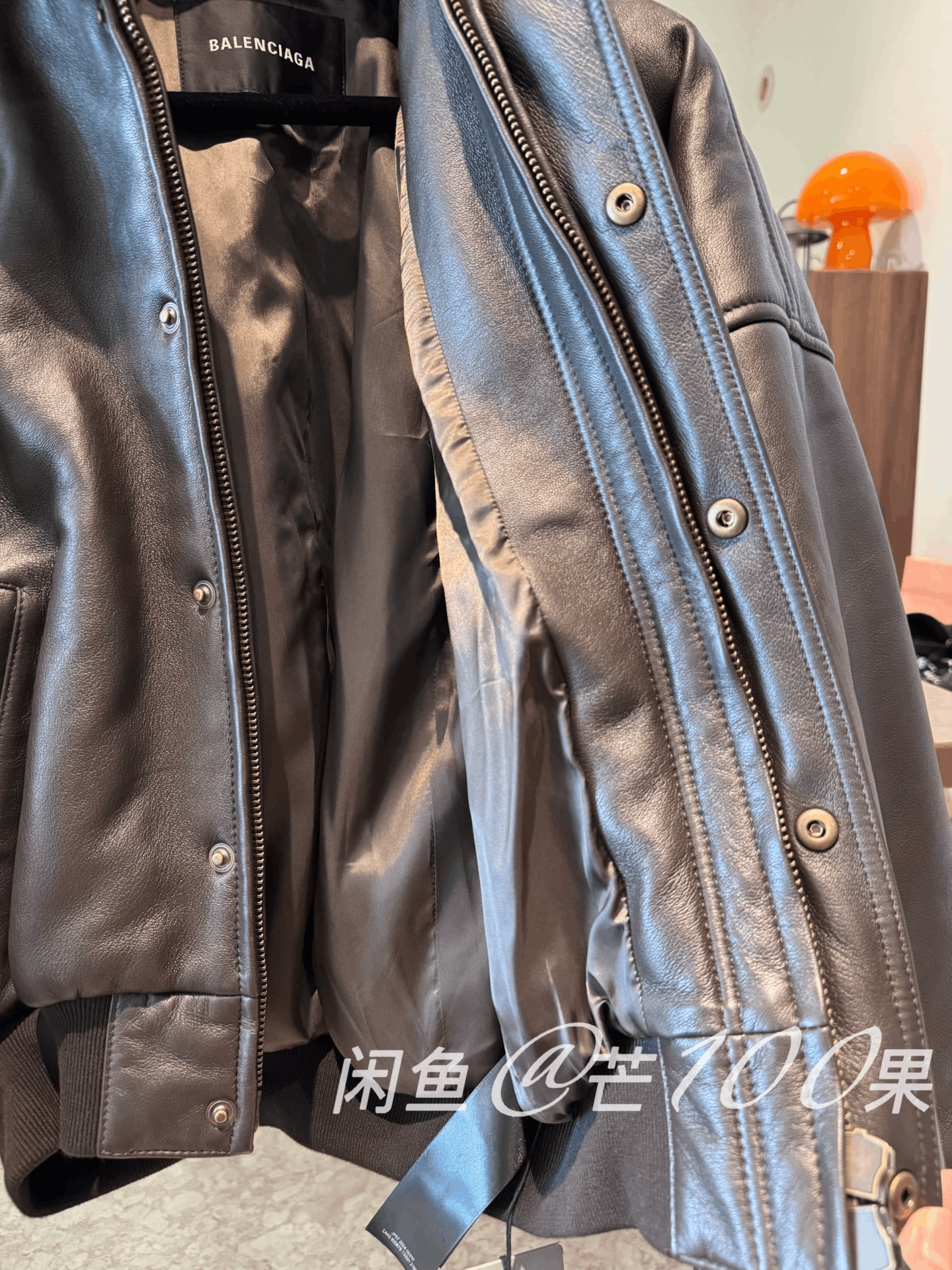Balenciaga Balenciaga 25 Round Taxi Leather Jacket Size US S / EU 44-46 / 1 - 5 Thumbnail