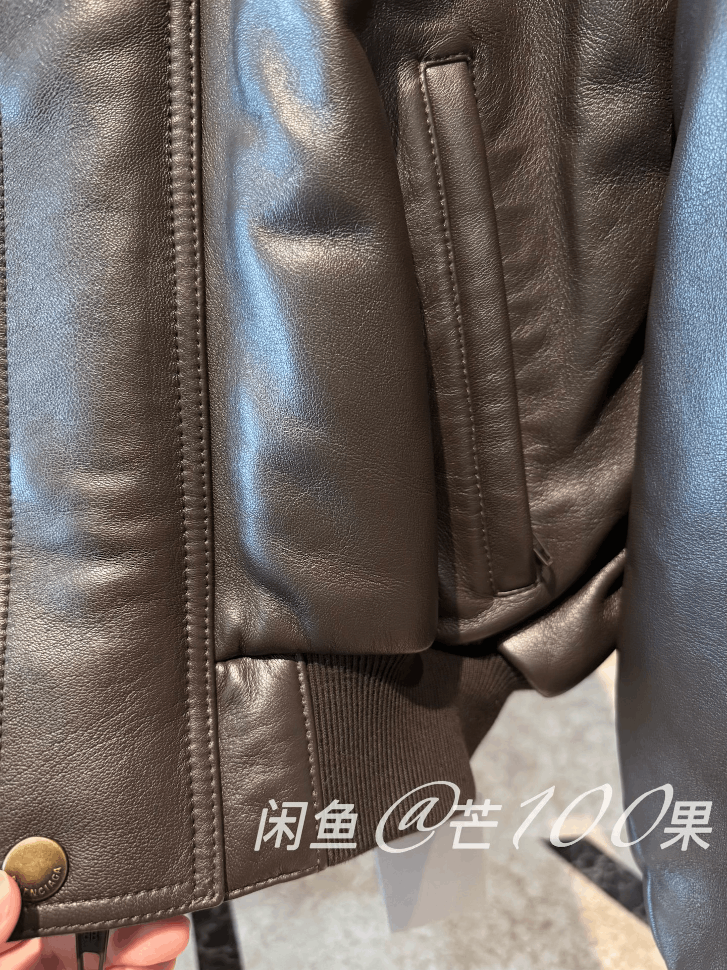 Balenciaga Balenciaga 25 Round Taxi Leather Jacket Size US S / EU 44-46 / 1 - 3 Thumbnail