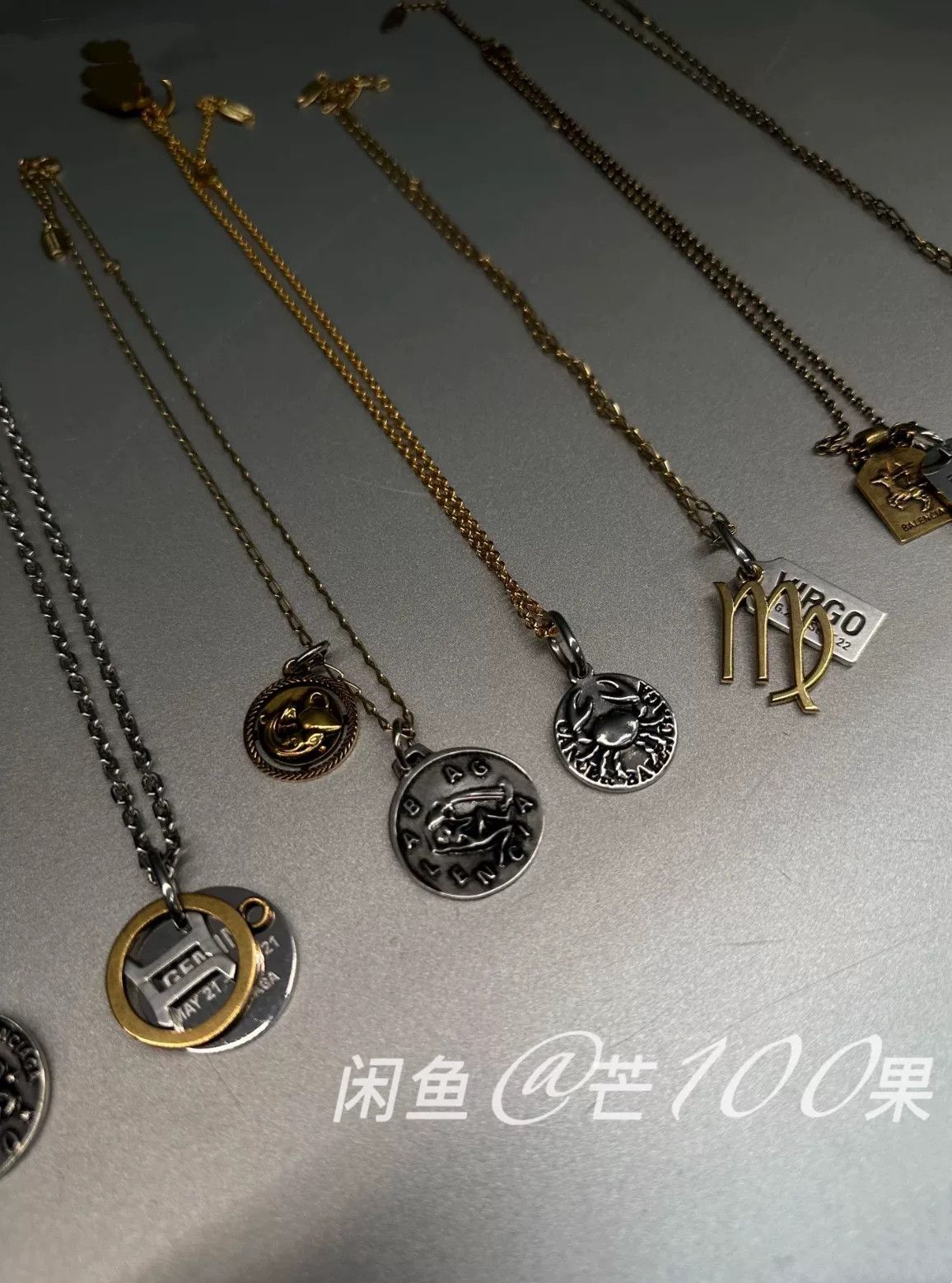 Balenciaga Balenciaga Capricorn Zodiac Necklace Size ONE SIZE - 5 Thumbnail