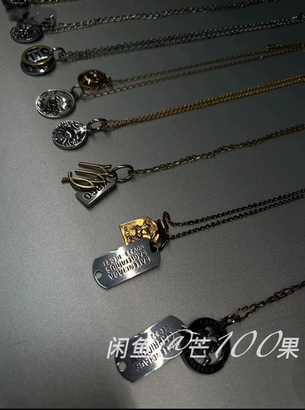 Balenciaga Balenciaga Capricorn Zodiac Necklace Size ONE SIZE - 3 Thumbnail