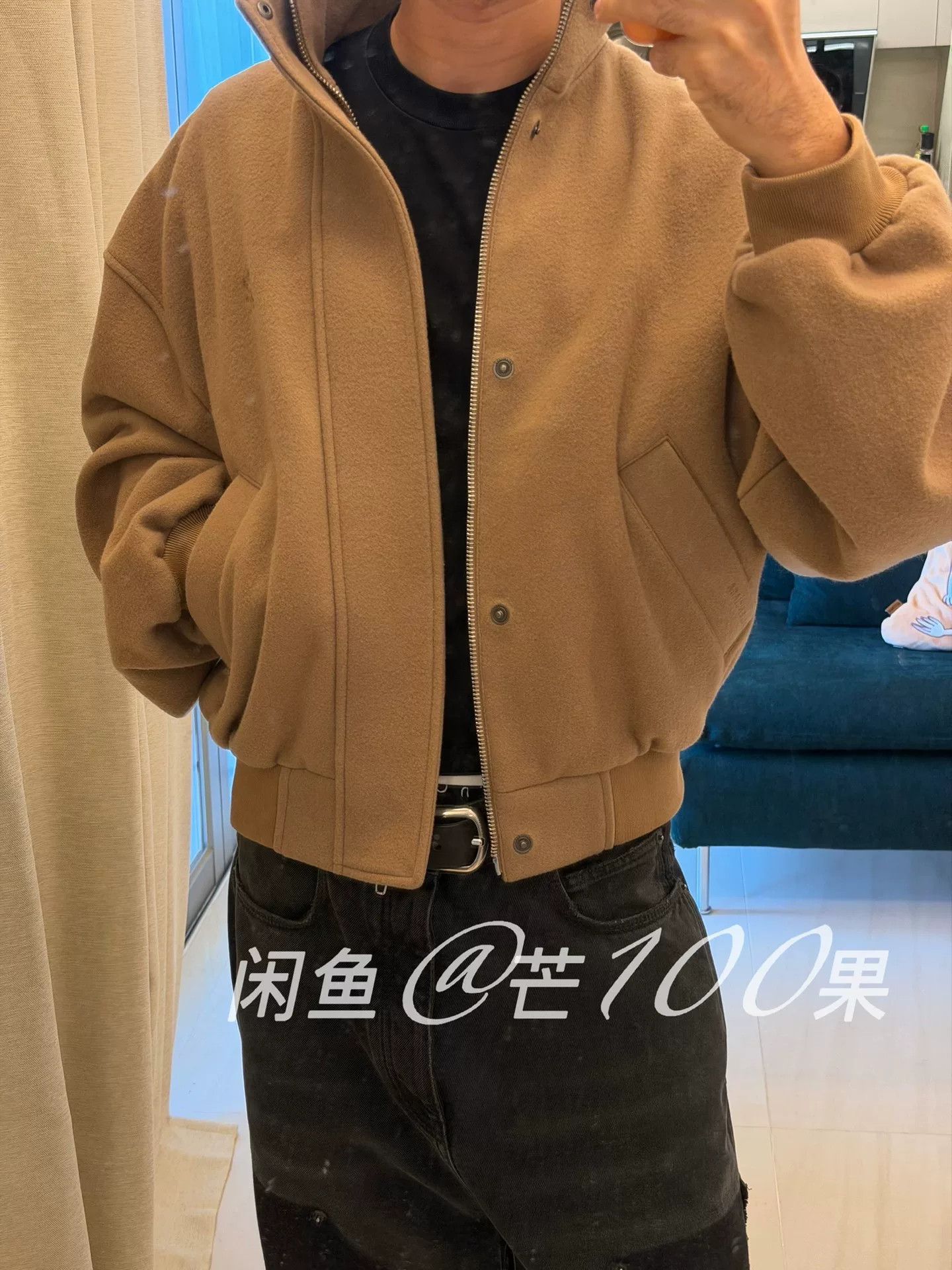 Balenciaga Balenciaga 25 Lion Logo Beige Wool Jacket Size US M / EU 48-50 / 2 - 7 Thumbnail