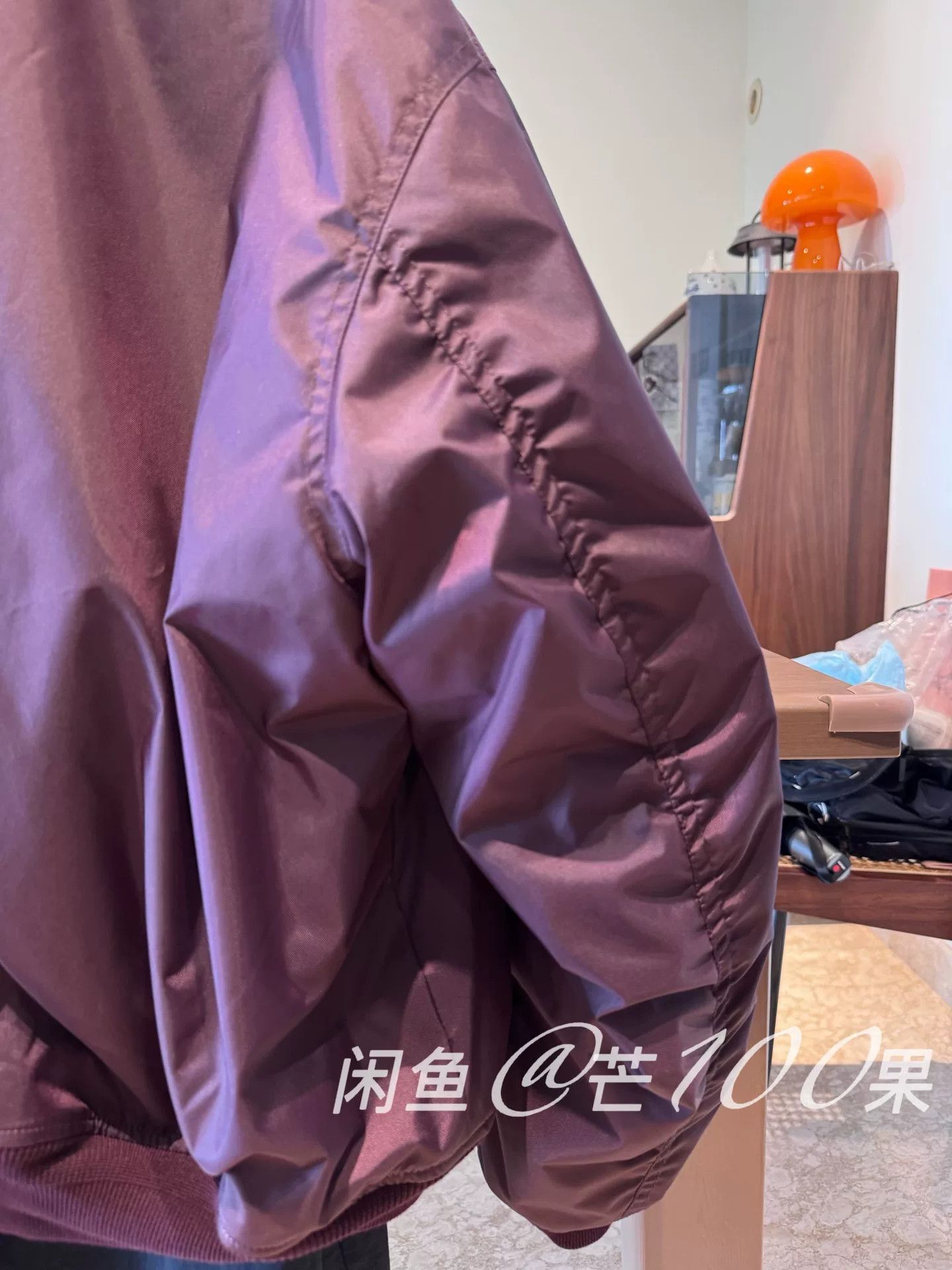 Balenciaga Balenciaga 25 Burgundy Badge Bomber Jacket Size S / US 4 / IT 40 - 7 Thumbnail