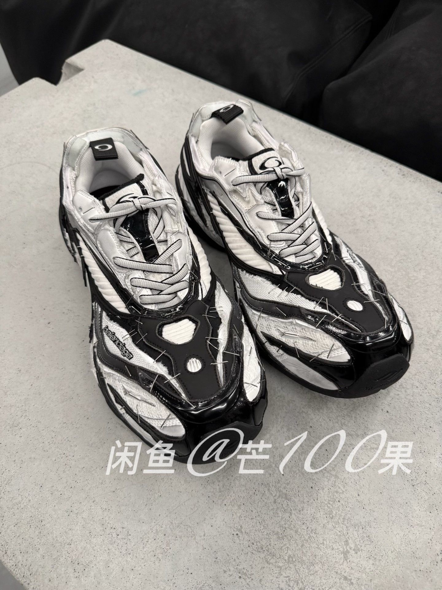 Balenciaga Balenciaga 26 Soleless Colorblock Sneakers Size US 6 / EU 39 - 2 Thumbnail