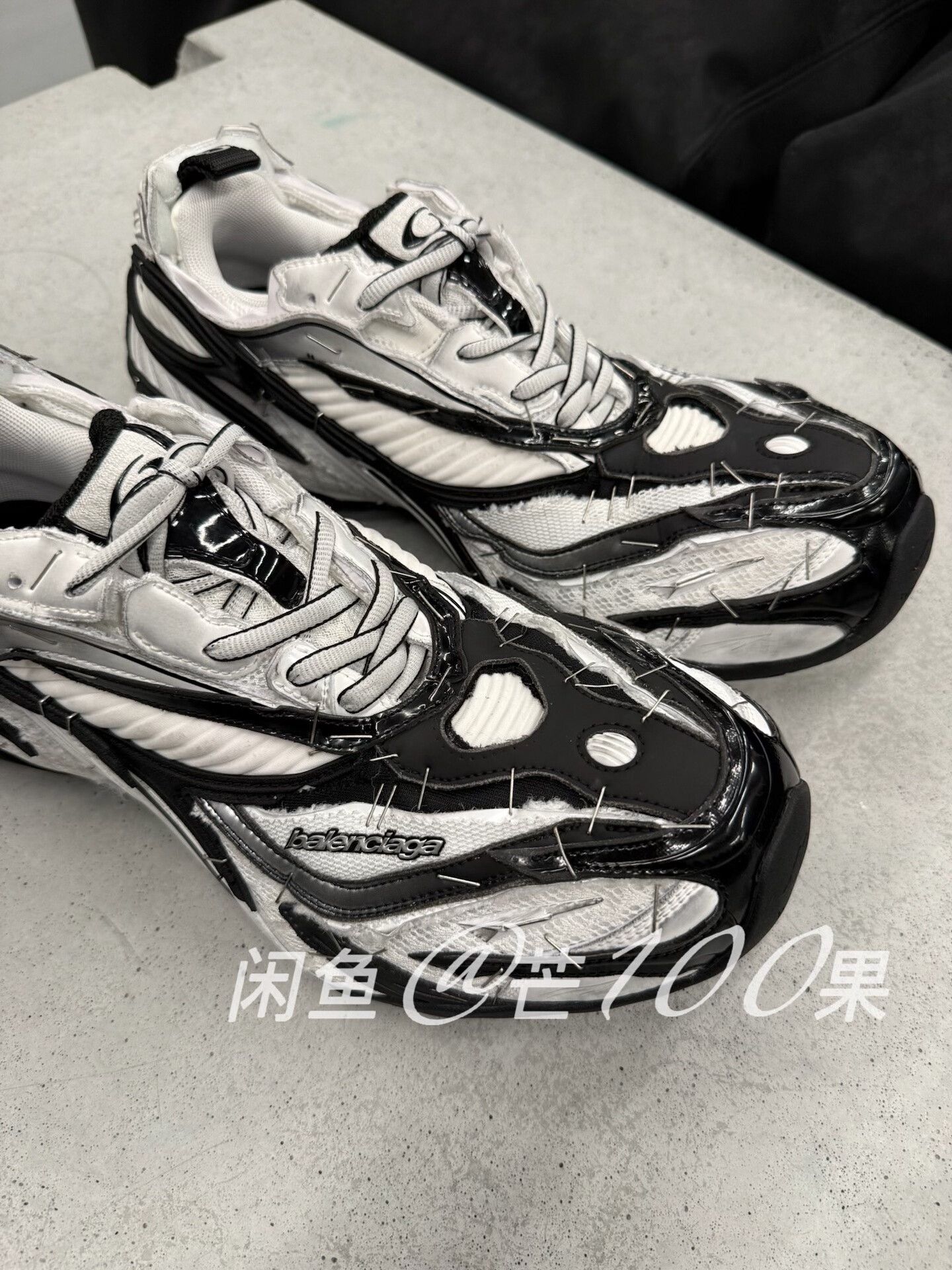 Balenciaga Balenciaga 26 Soleless Colorblock Sneakers Size US 6 / EU 39 - 4 Thumbnail