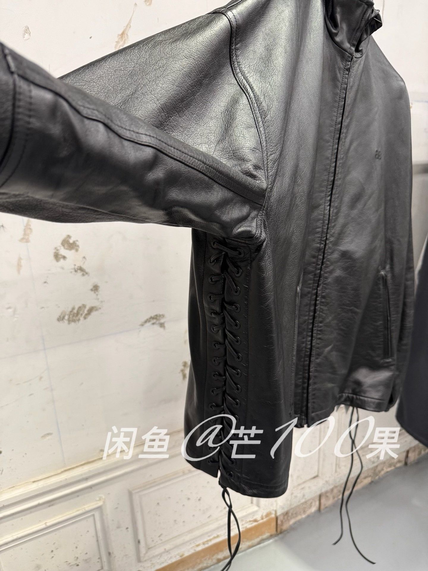 Balenciaga Balenciaga 26 Side Strap Zip Leather Jacket Size US M / EU 48-50 / 2 - 3 Thumbnail