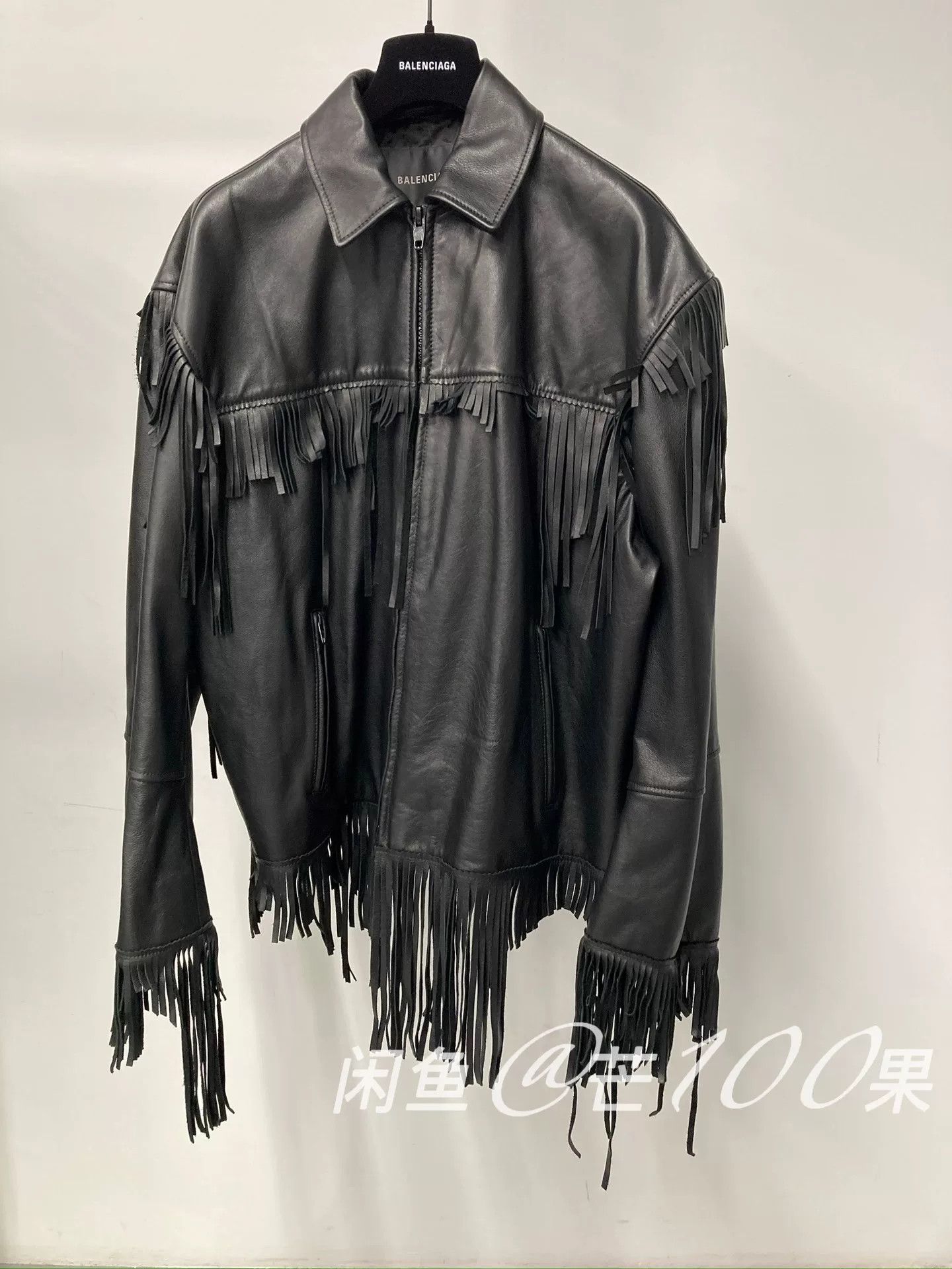 Balenciaga Balenciaga 25 Fringe Leather Jacket Size US M / EU 48-50 / 2 - 2 Thumbnail