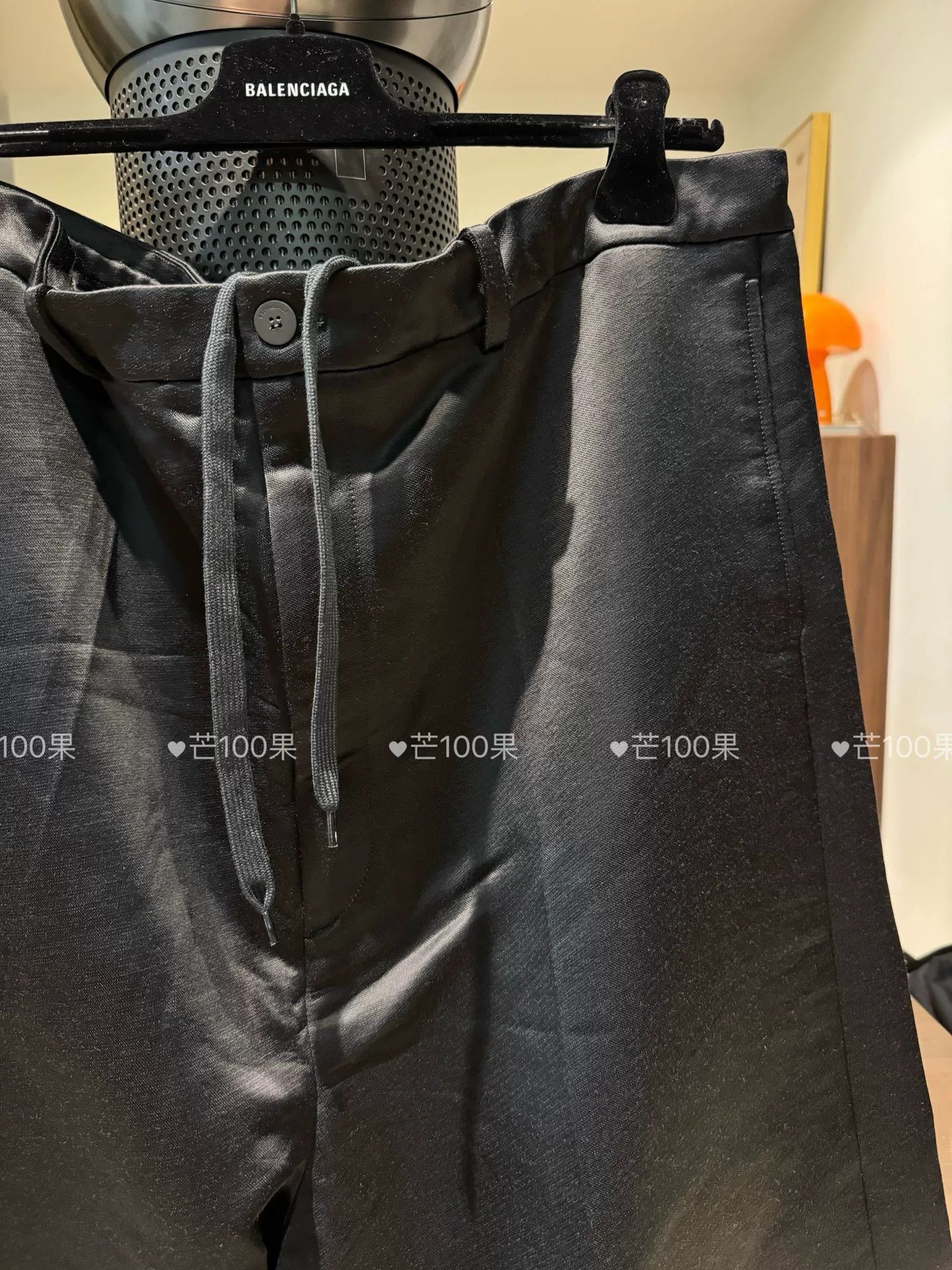 Balenciaga Balenciaga 24 Relaxed Poplin Drawstring Trousers Size US 30 / EU 46 - 2 Thumbnail