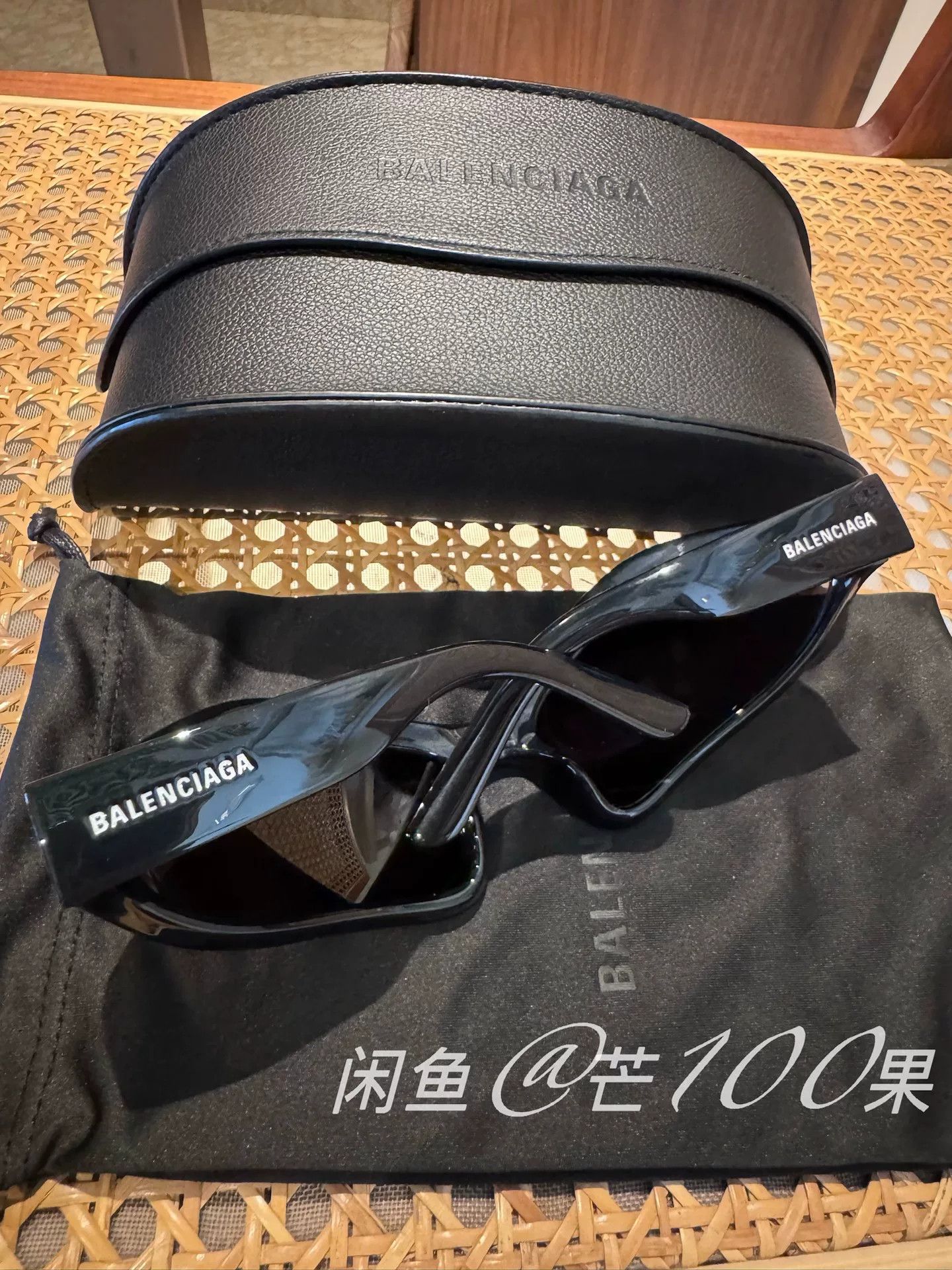 Balenciaga Balenciaga 24 Geometric Frame Sunglasses Size ONE SIZE - 5 Thumbnail