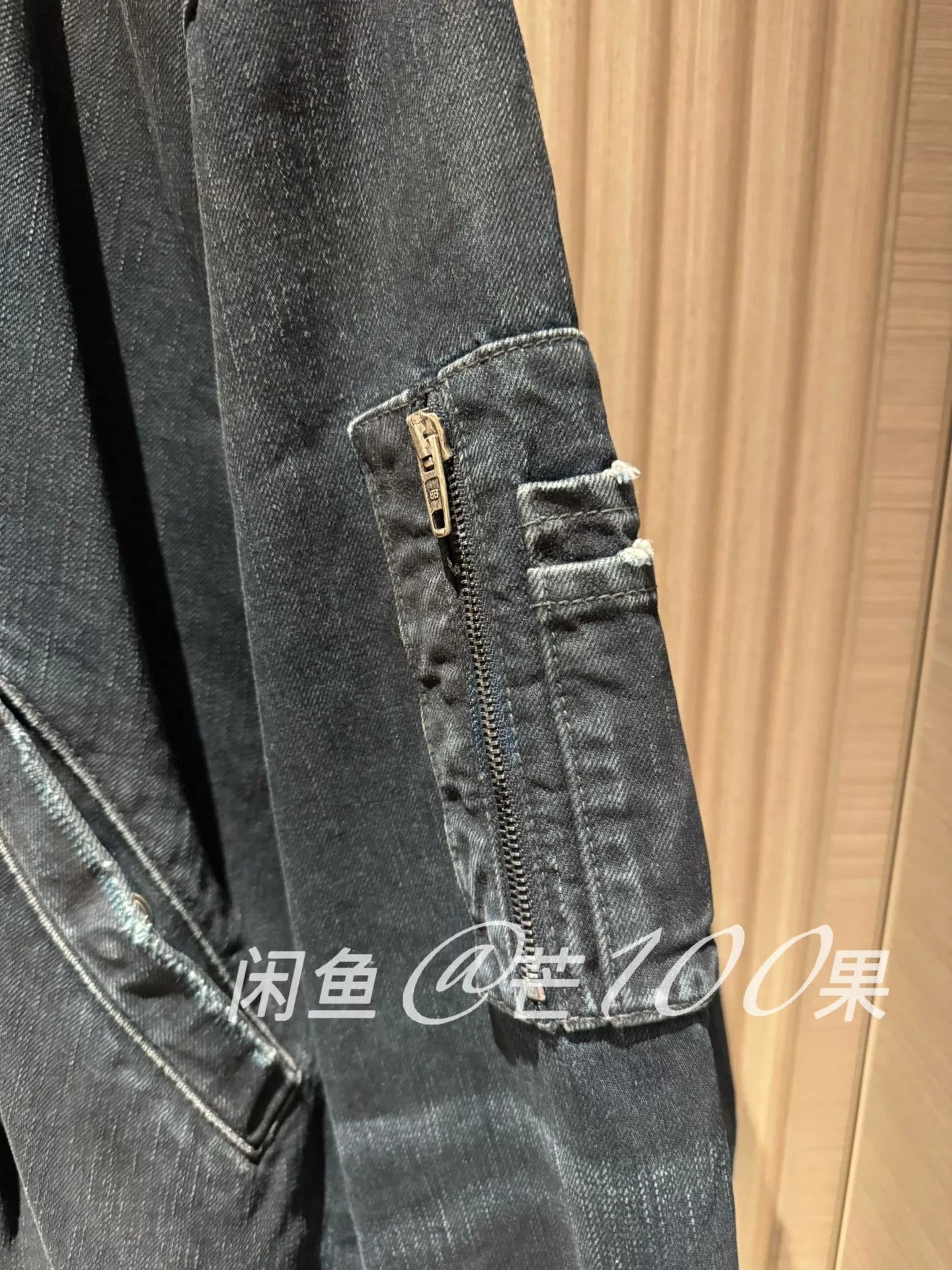 Balenciaga Balenciaga 24 Denim Flight Jacket Size US S / EU 44-46 / 1 - 3 Thumbnail
