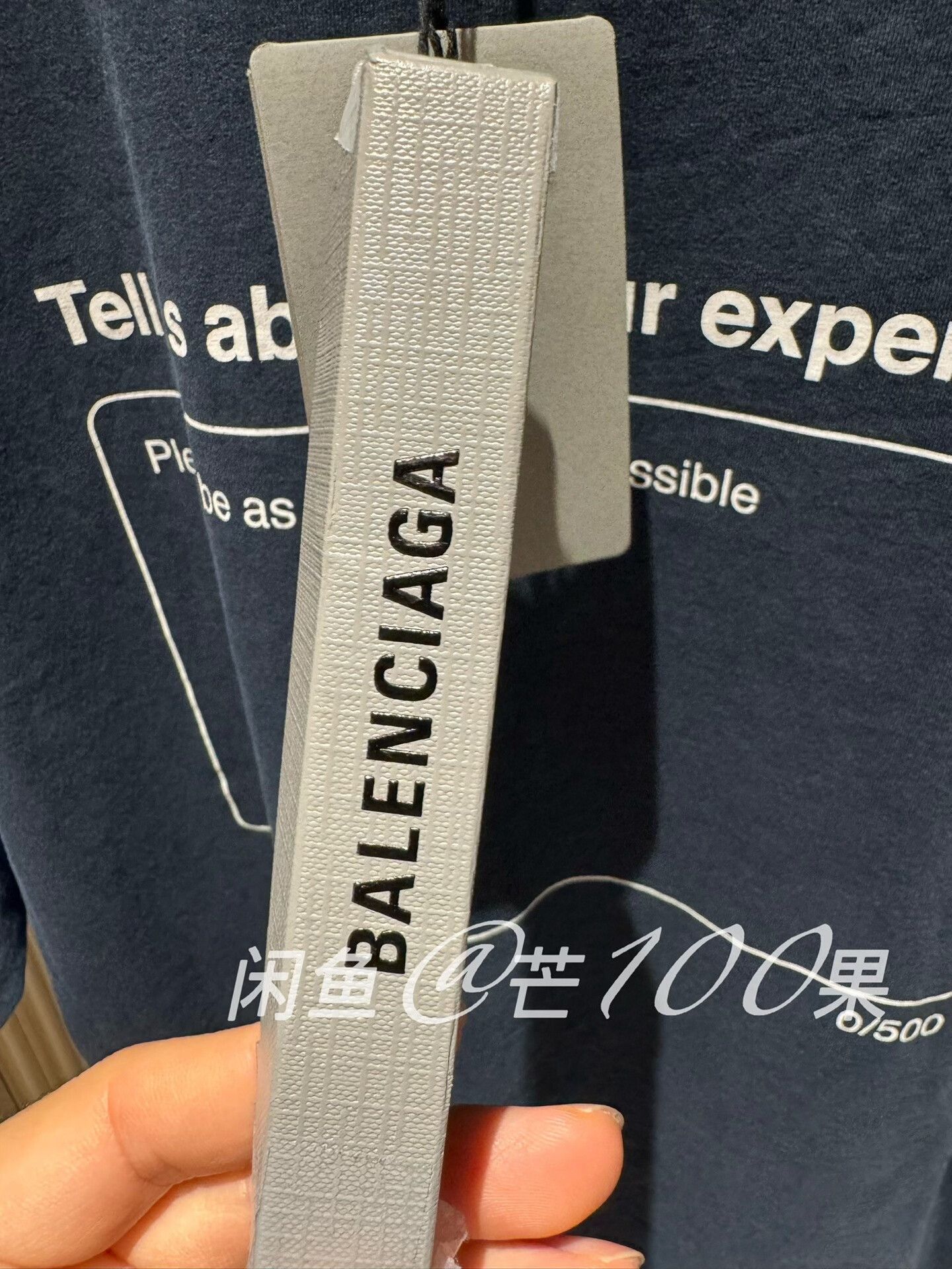 Balenciaga Balenciaga Blue Star Print Short-Sleeve Tee Size US M / EU 48-50 / 2 - 6 Thumbnail
