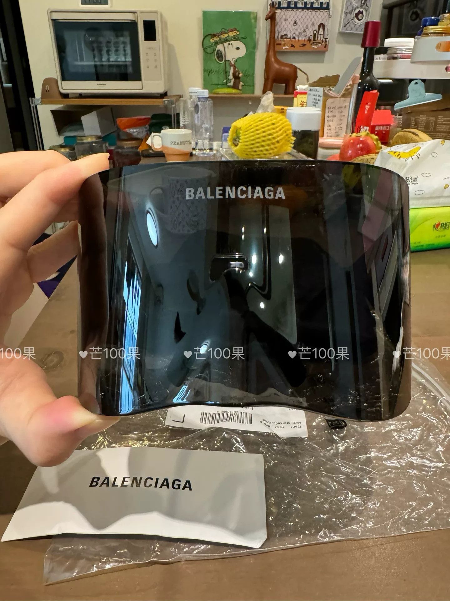 Balenciaga Balenciaga 23 Mask Sunglasses Size ONE SIZE - 3 Thumbnail