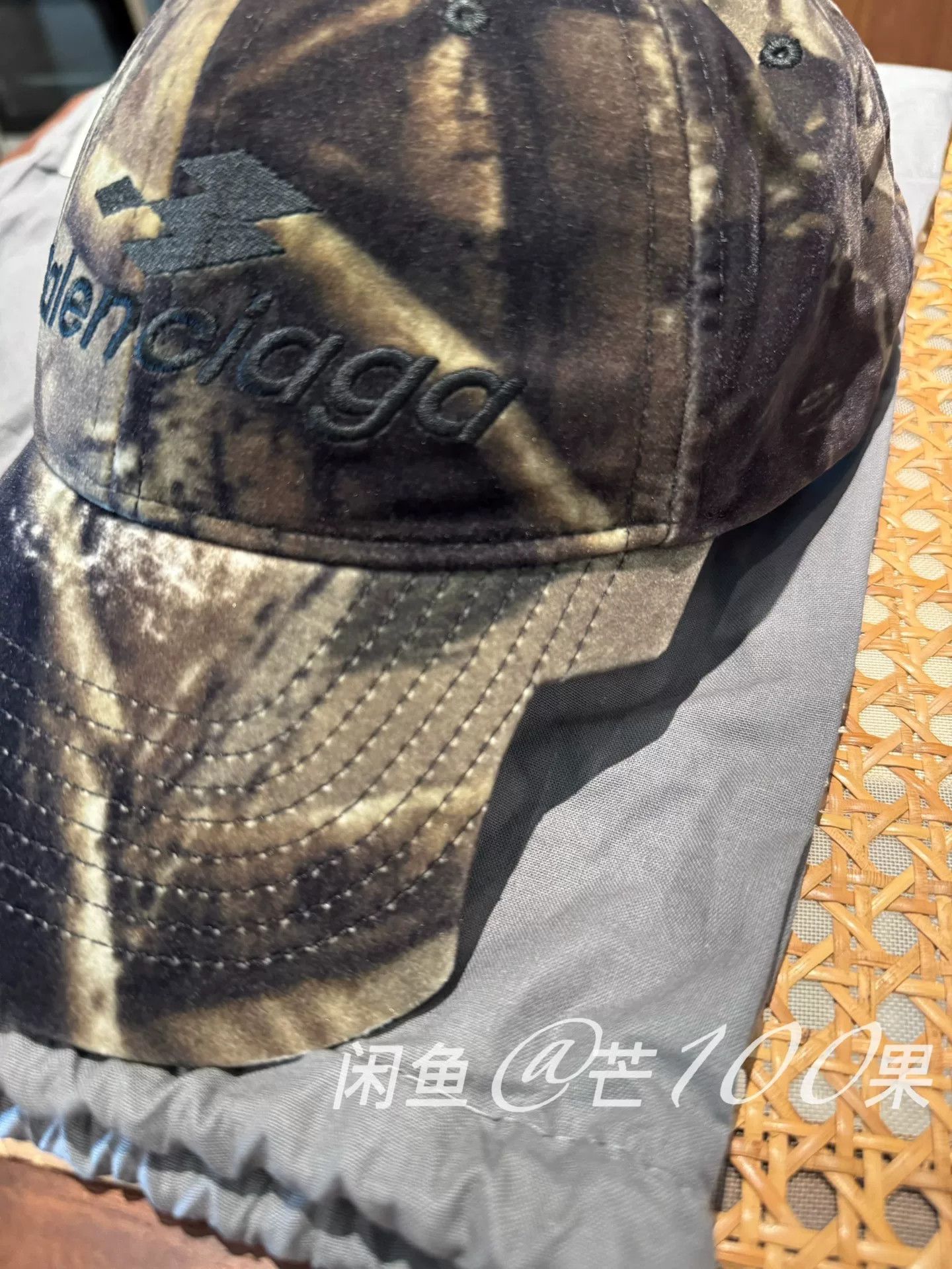 Balenciaga Balenciaga 25 Camouflage Baseball Cap Size ONE SIZE - 3 Thumbnail