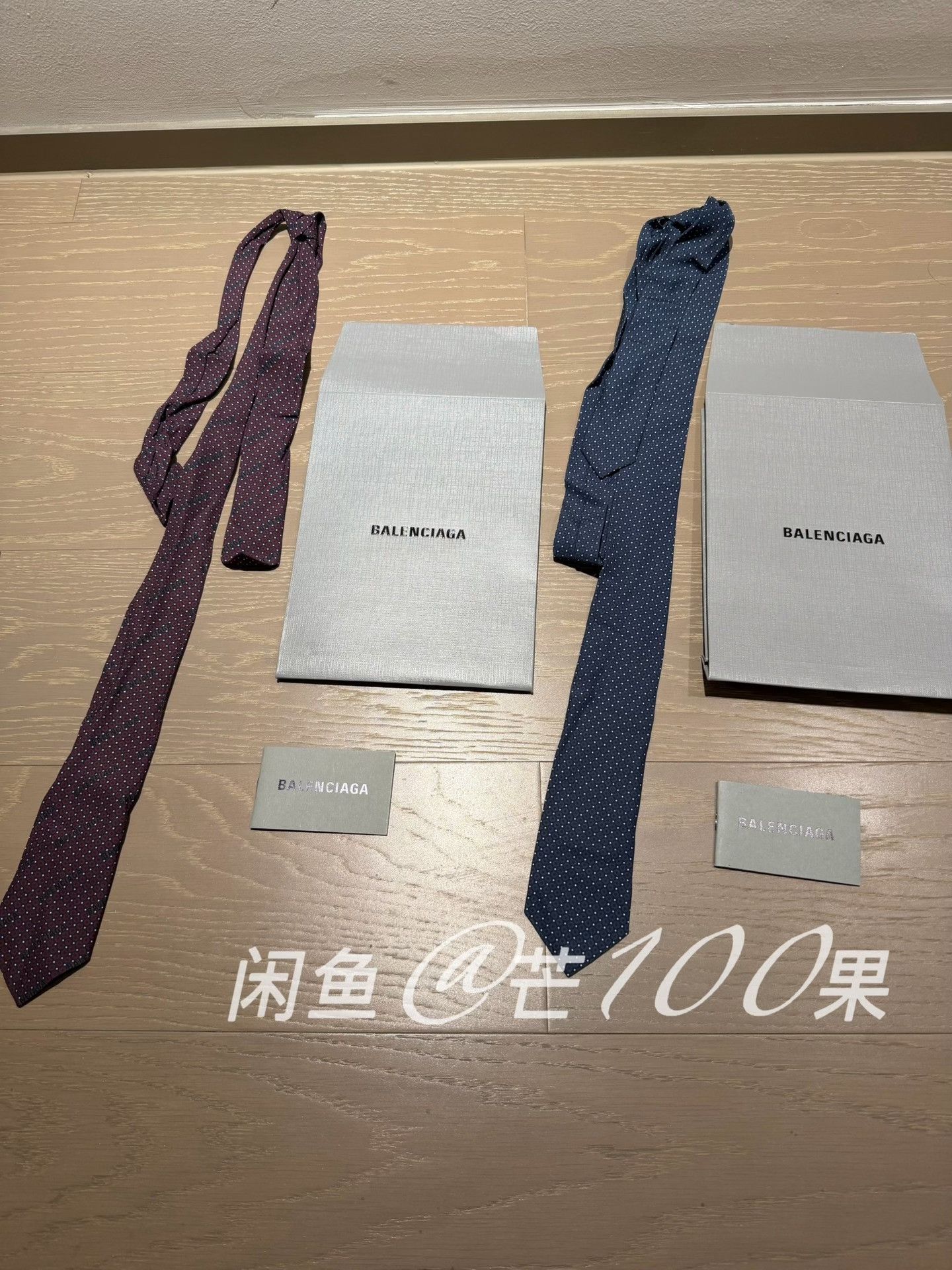 Balenciaga Balenciaga 2024 Show Dark Red Polka Dot Tie Size ONE SIZE - 3 Thumbnail