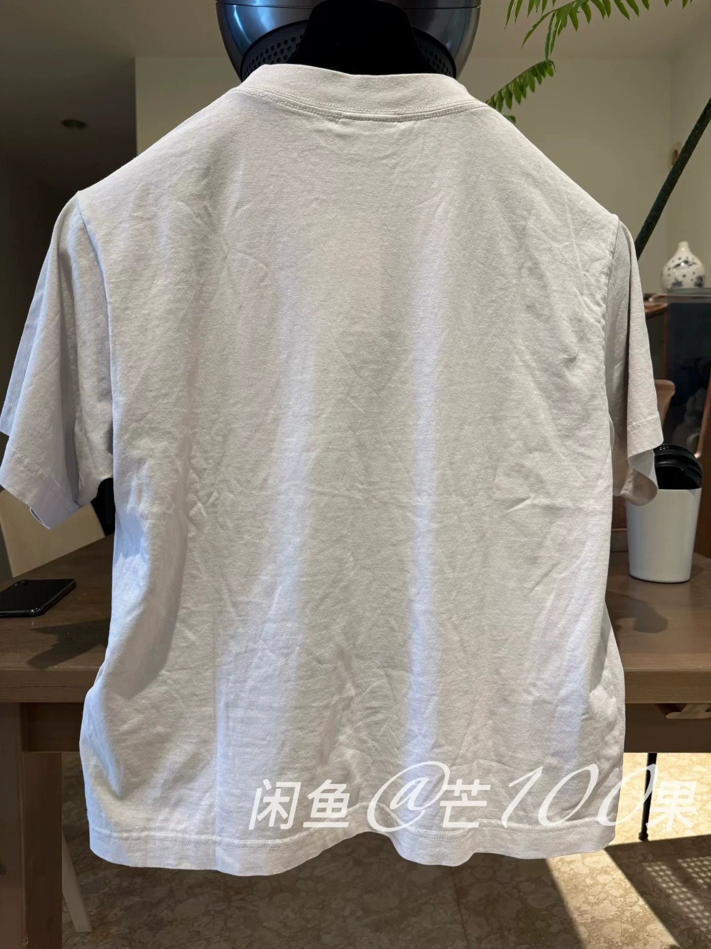 Balenciaga Balenciaga 25 Embroidered Logo Washed White Tee Size XS / US 0-2 / IT 36-38 - 4 Thumbnail
