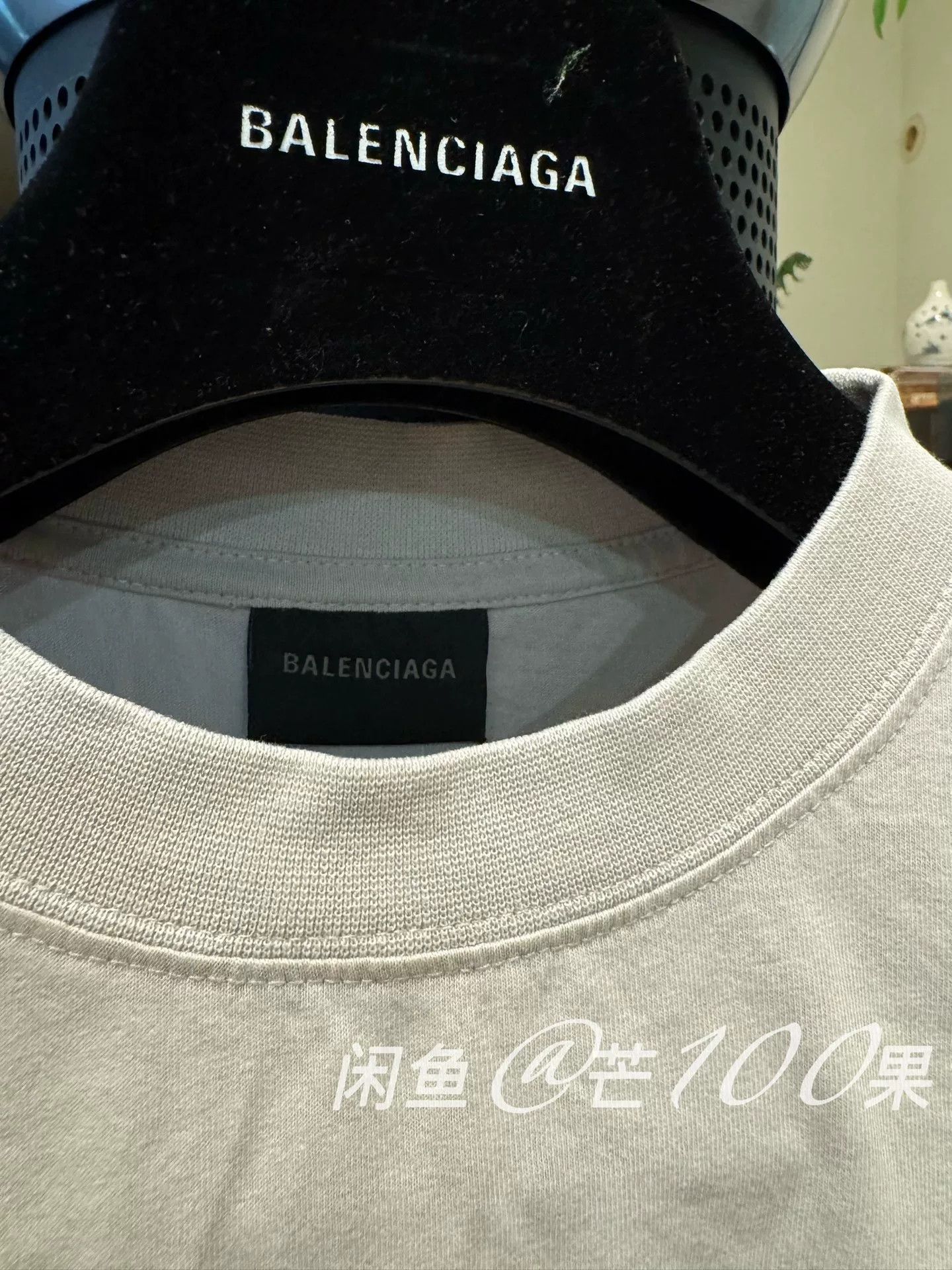 Balenciaga Balenciaga 25 Embroidered Logo Washed White Tee Size XS / US 0-2 / IT 36-38 - 3 Thumbnail