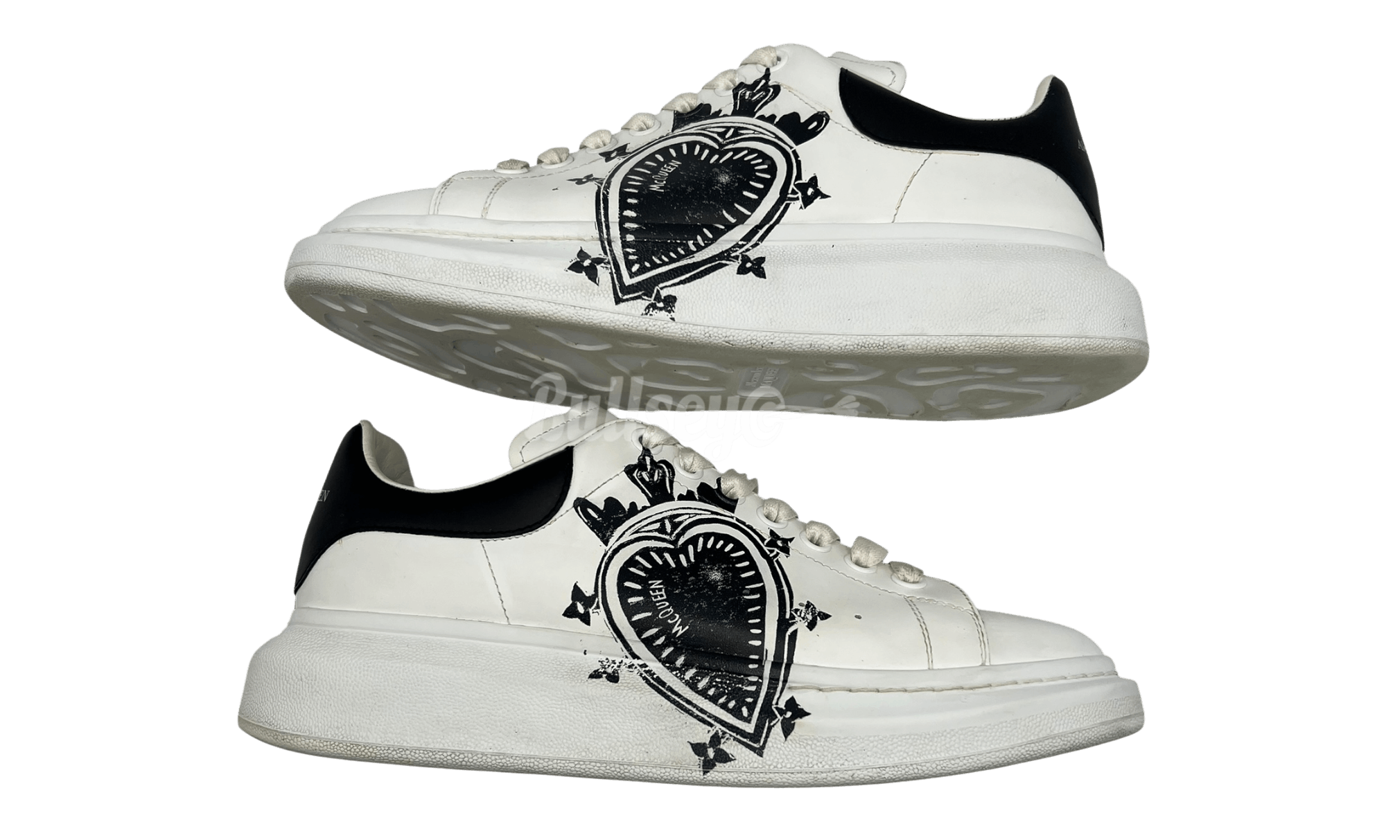 Other Alexander Mcqueen Overd Sneaker Heart Logo White/Black (PreO Size US 8.5 / EU 41-42 - 2 Thumbnail