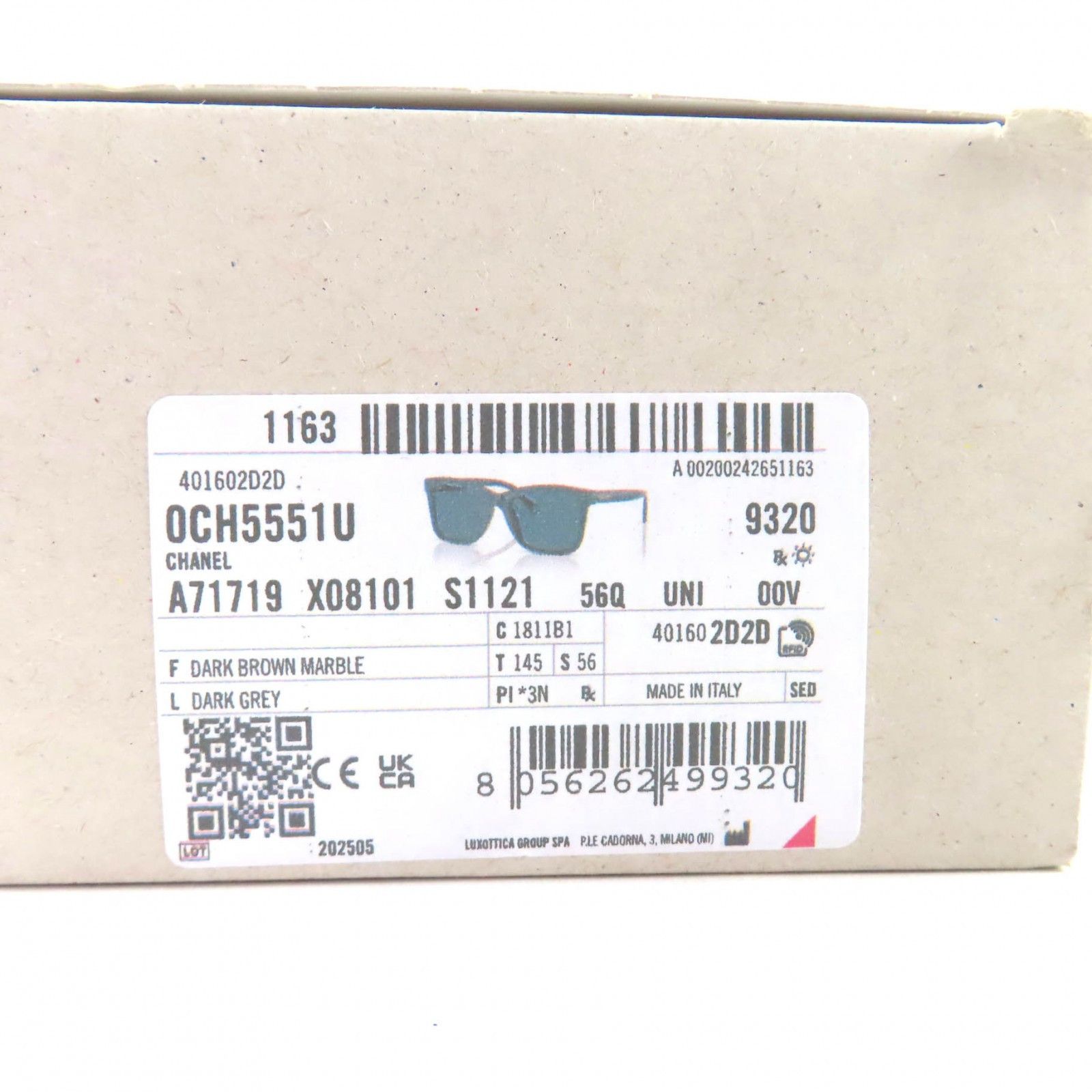 Chanel Chanel CHANEL 5551-U Sunglasses Plastic / Synthetic Sunglasses 5551-U DUTY FREE for USA Size ONE SIZE - 12 Thumbnail