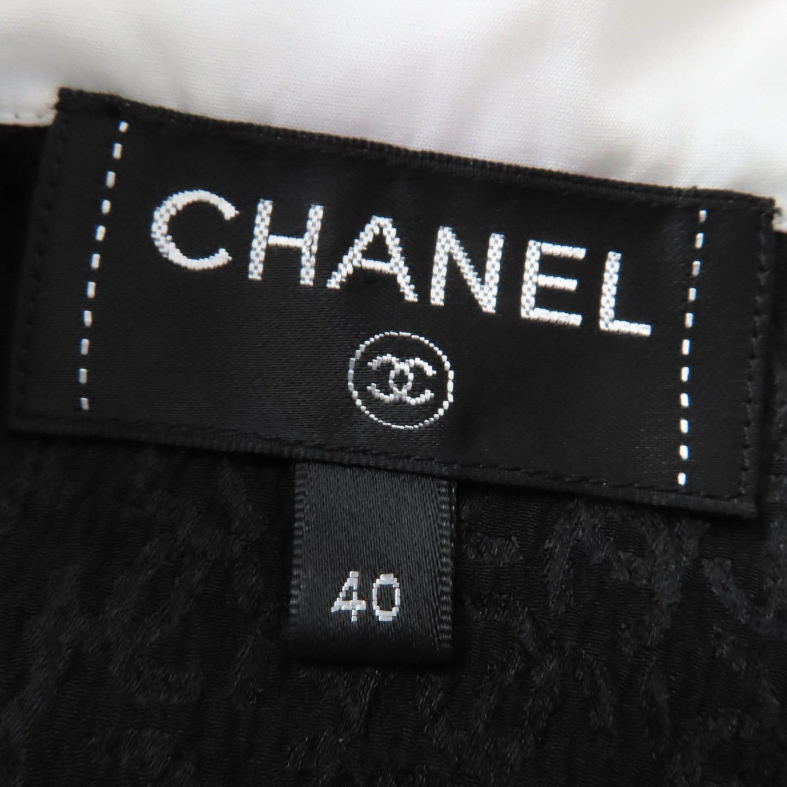 Chanel Chanel CHANEL COCO Mark Silk Blouse Textile Tops P71652V63138 DUTY FREE for USA Size ONE SIZE - 6 Thumbnail