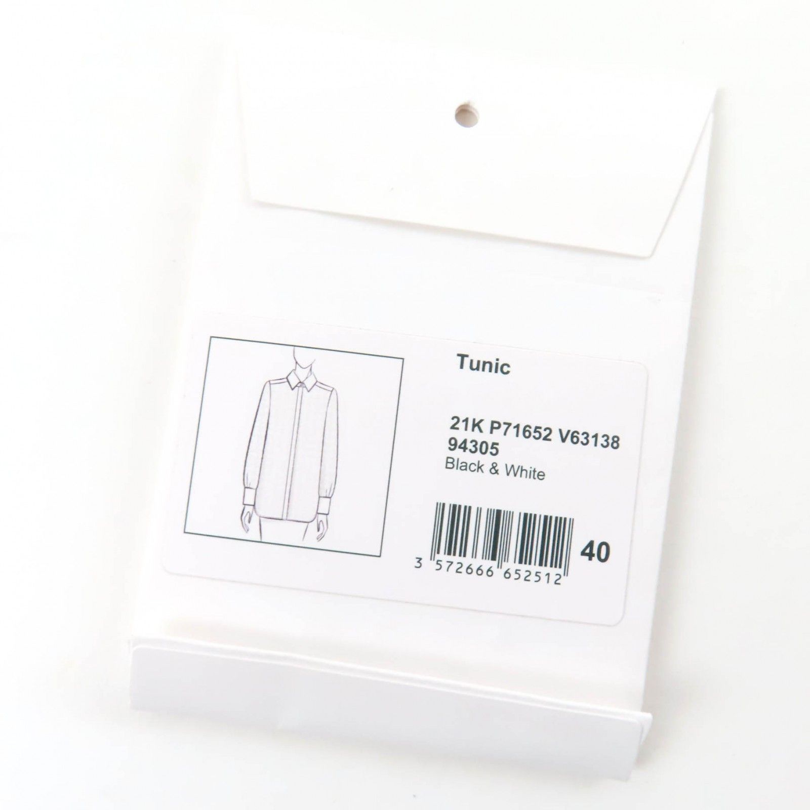 Chanel Chanel CHANEL COCO Mark Silk Blouse Textile Tops P71652V63138 DUTY FREE for USA Size ONE SIZE - 11 Thumbnail