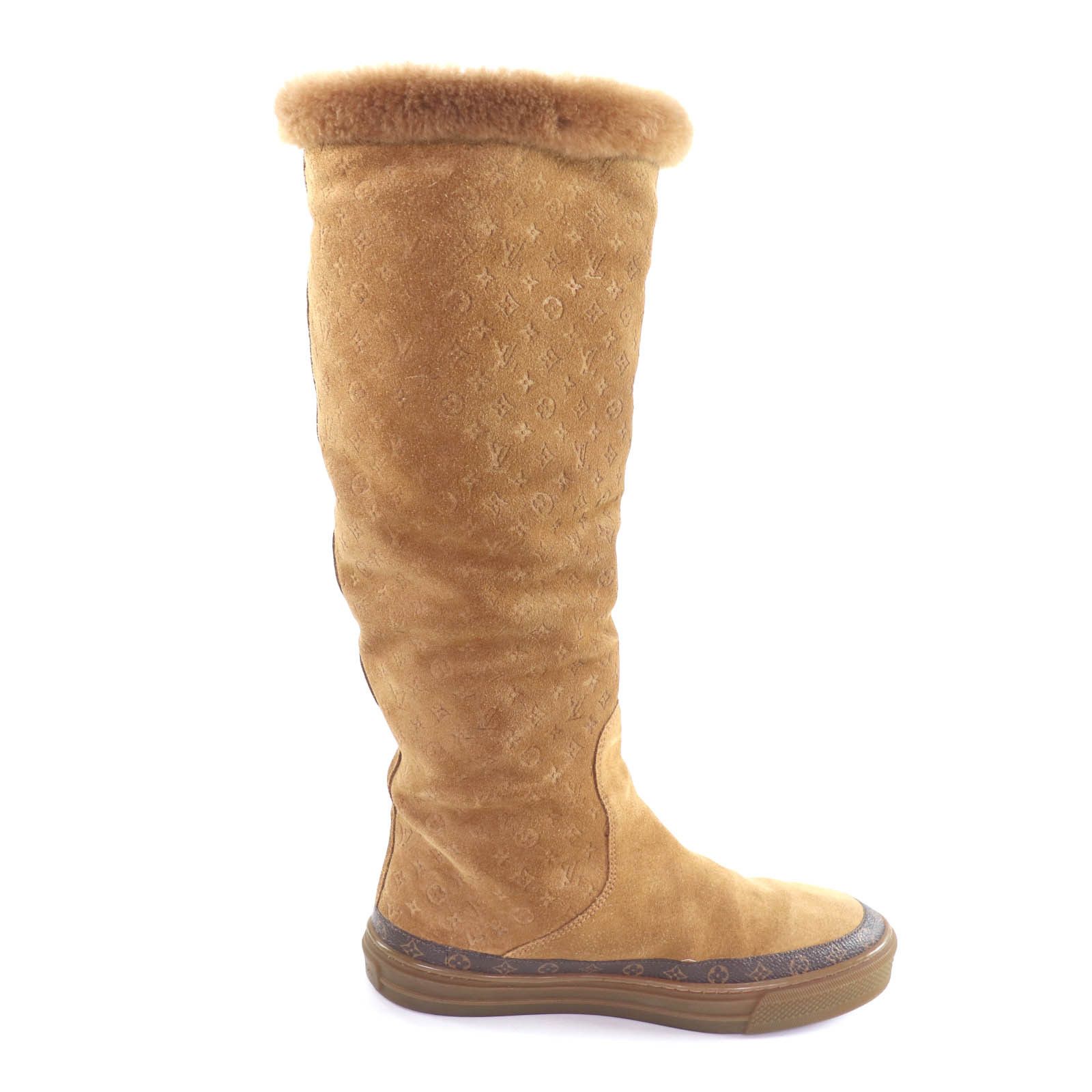 Louis Vuitton Louis Vuitton Louis Vuitton Snowball Mouton Knee-high Boots Fur Shoes DUTY FREE for USA Size ONE SIZE - 5 Thumbnail